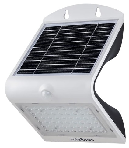 Luminária solar, já instalado