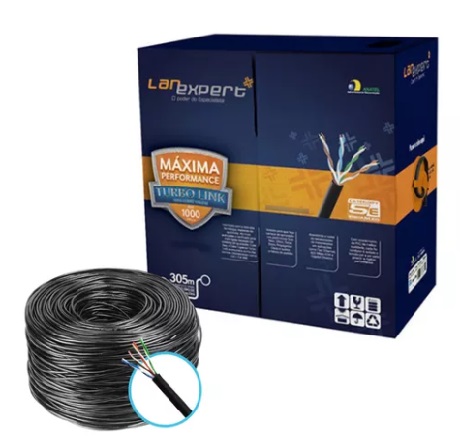 Cabo de rede 100%cobre