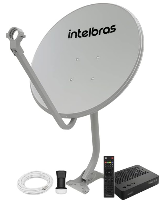 Kit parabólica intelbras livre