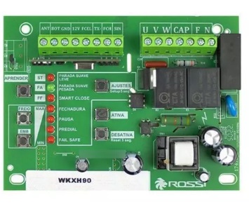 Placa motor rossi, instalado