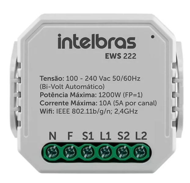 Controlador de carga 10a ews 222, 1 saída, acesso celular.