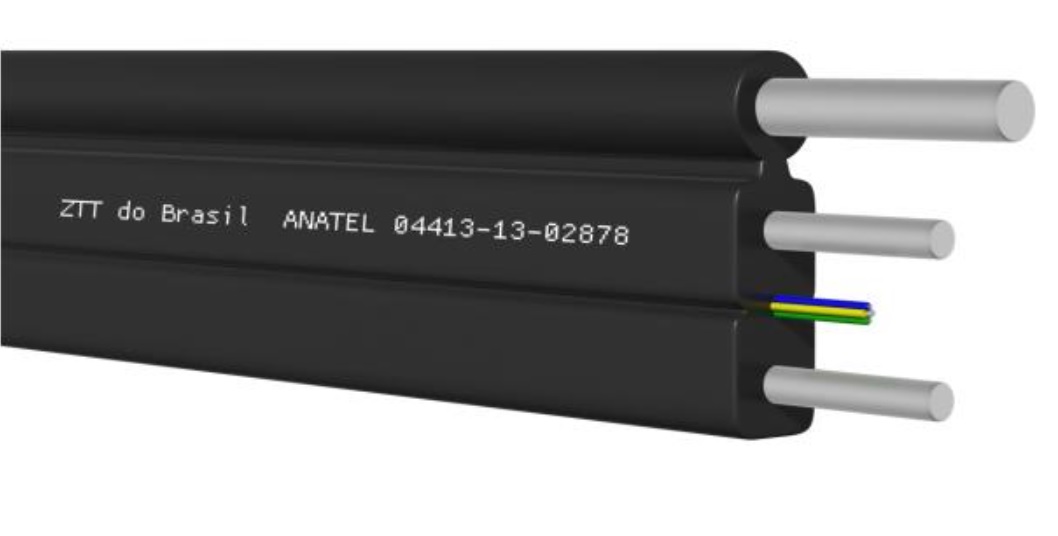 Cabo de Fibra Óptica Autossustentado drop