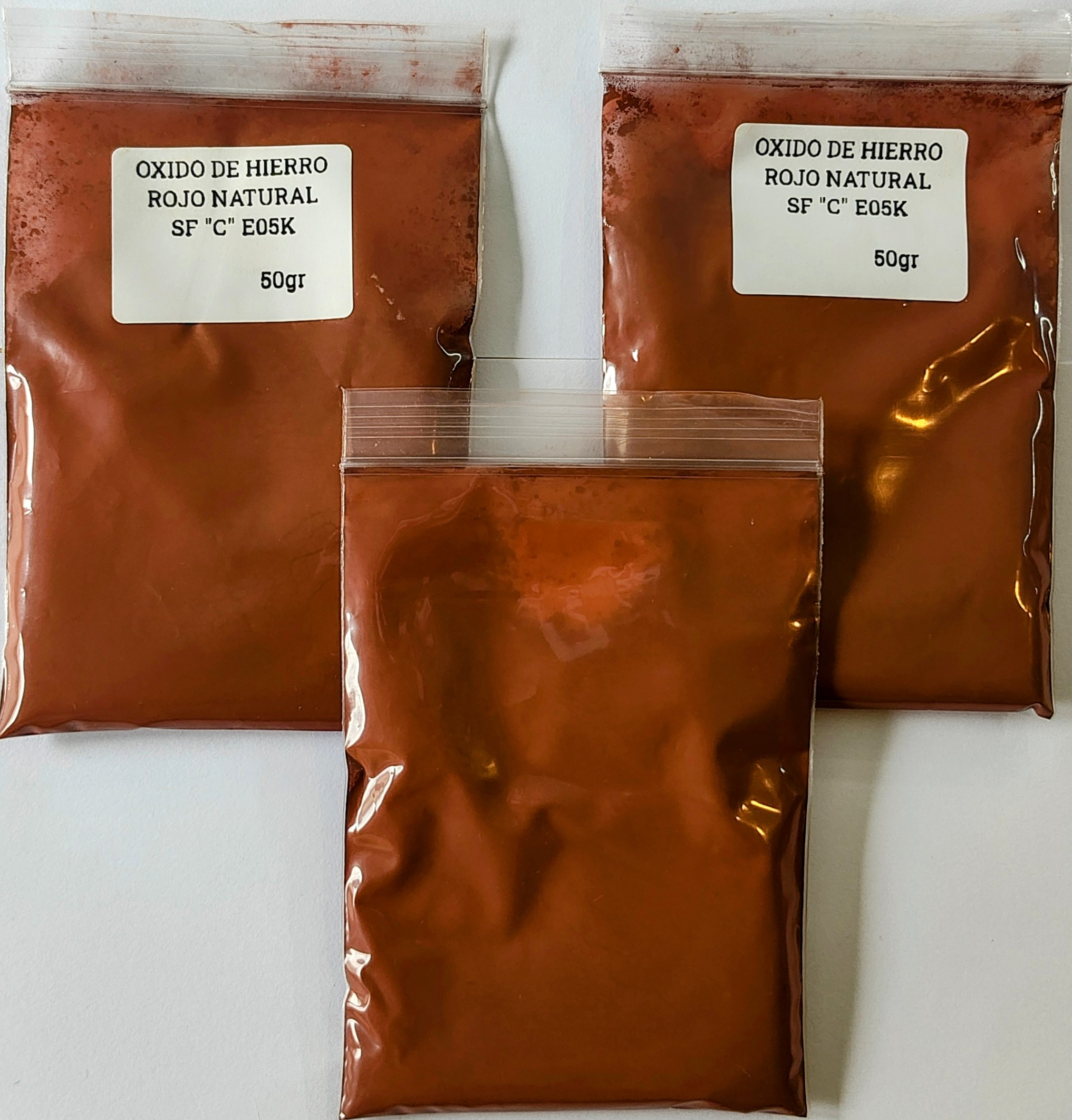 Óxido de Hierro Rojo Natural 