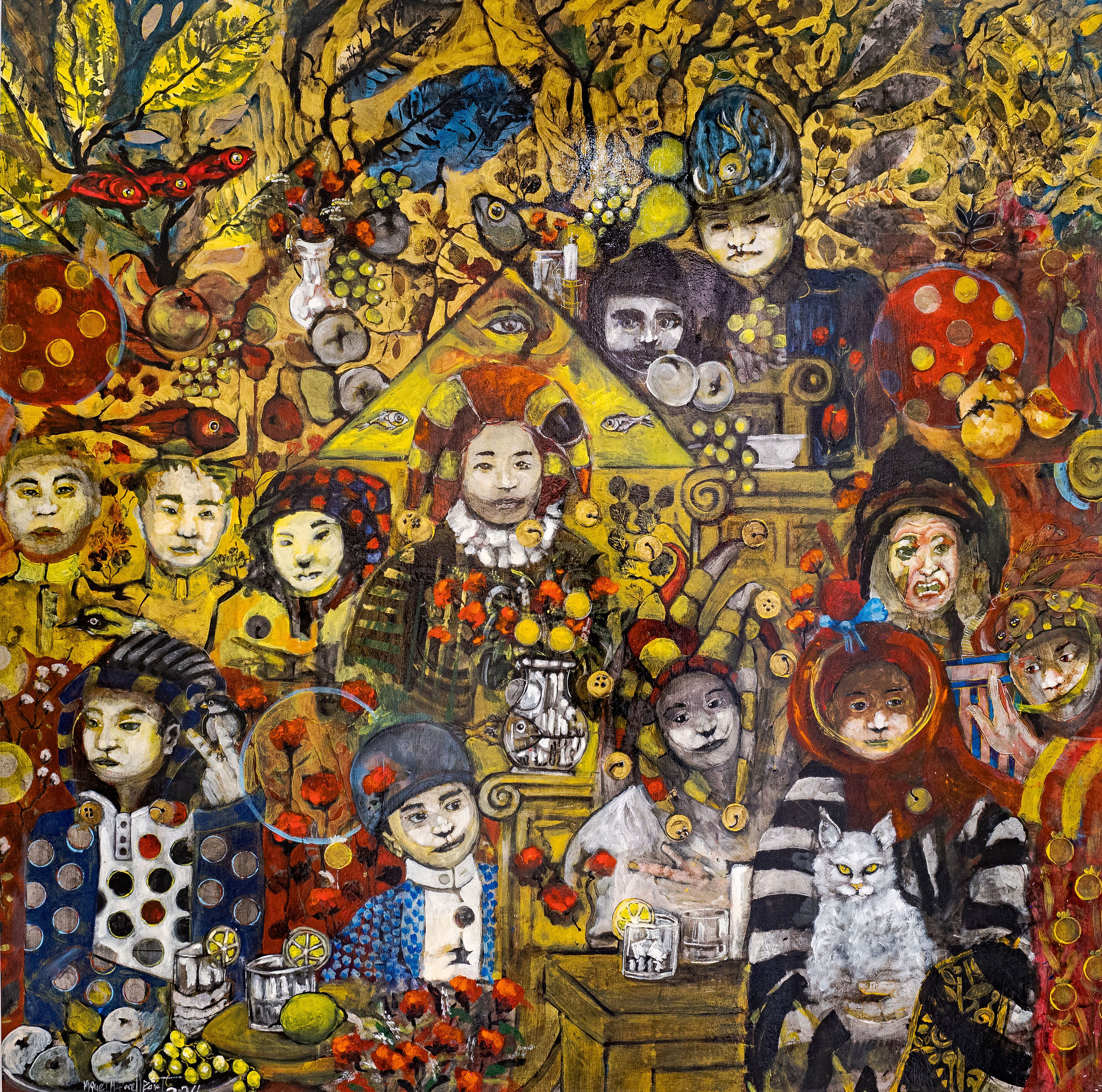 Reunión en el jardín