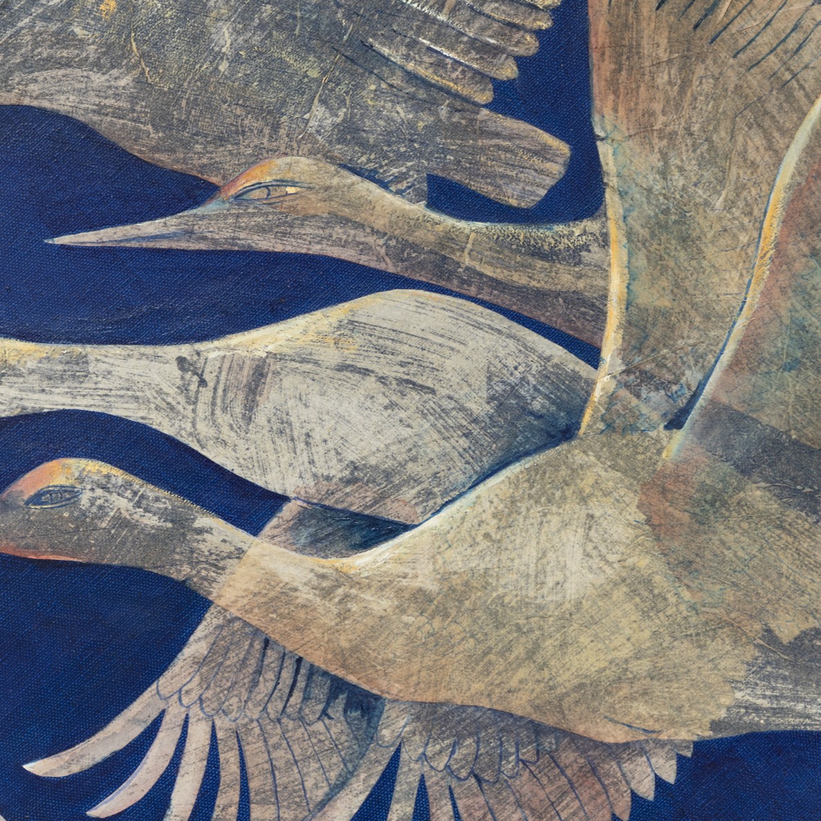 La llegada de las grullas