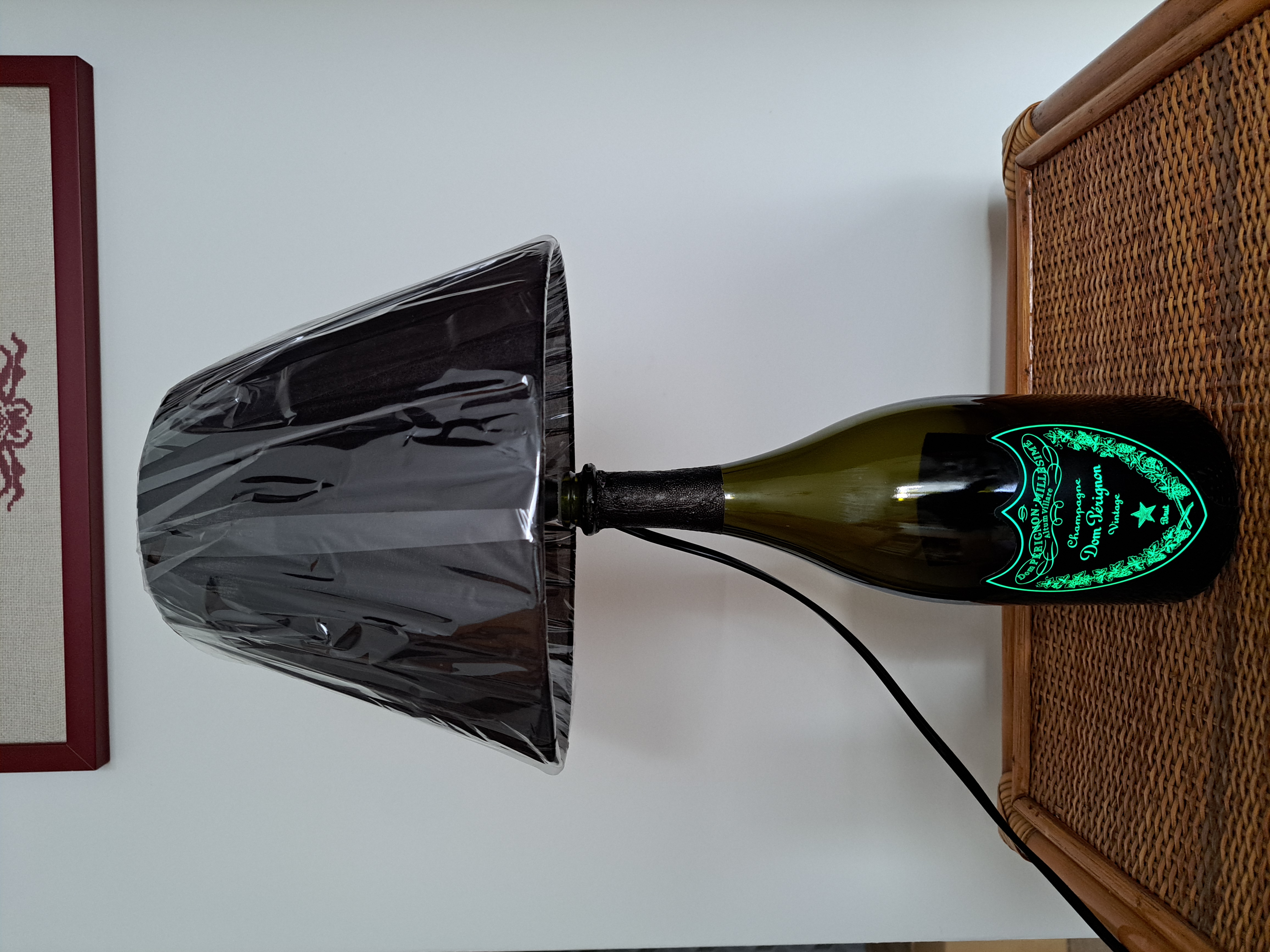 Lampada Bottiglia Dom Perignon Luminous