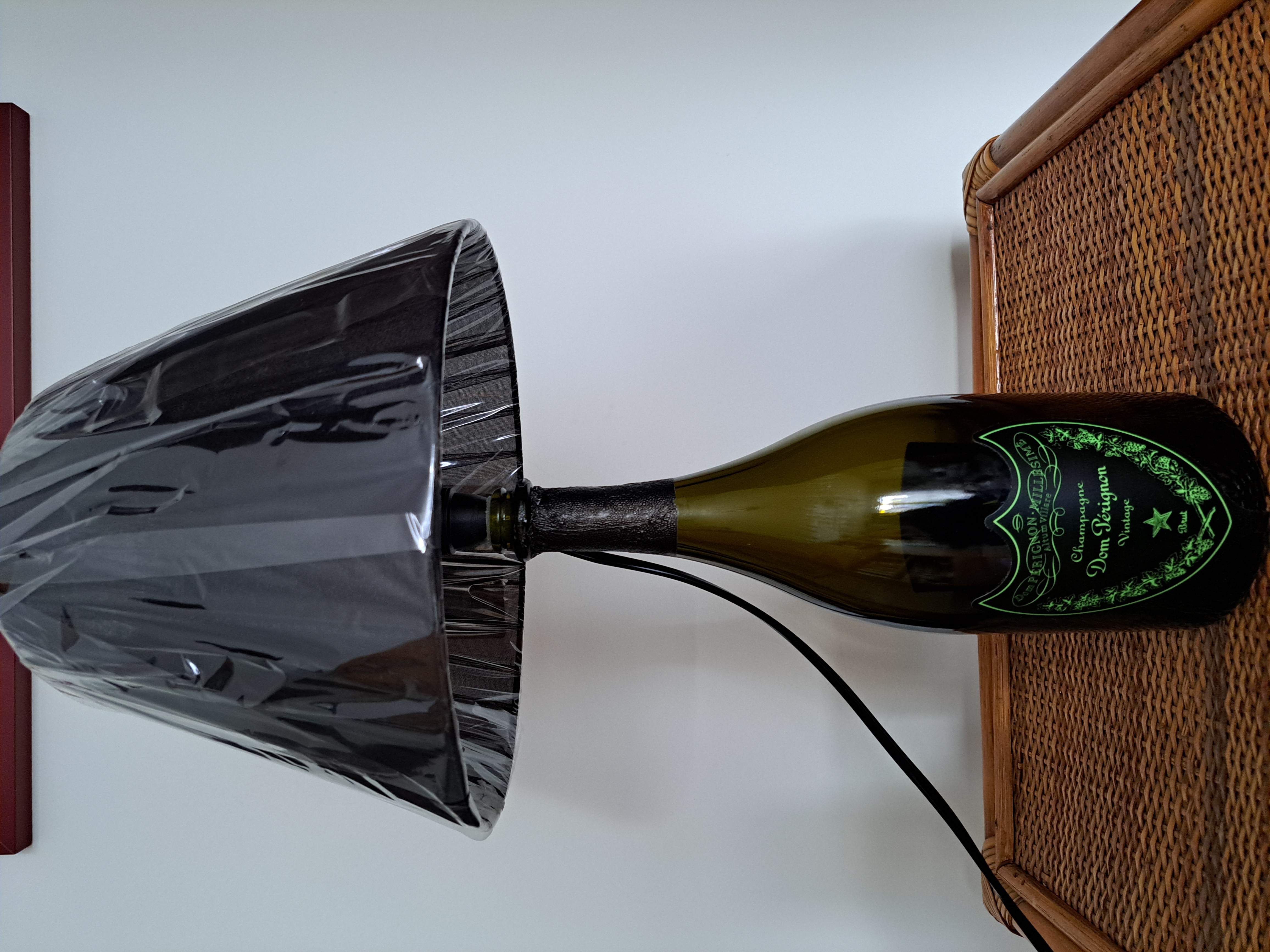 Lampada Bottiglia Dom Perignon Luminous