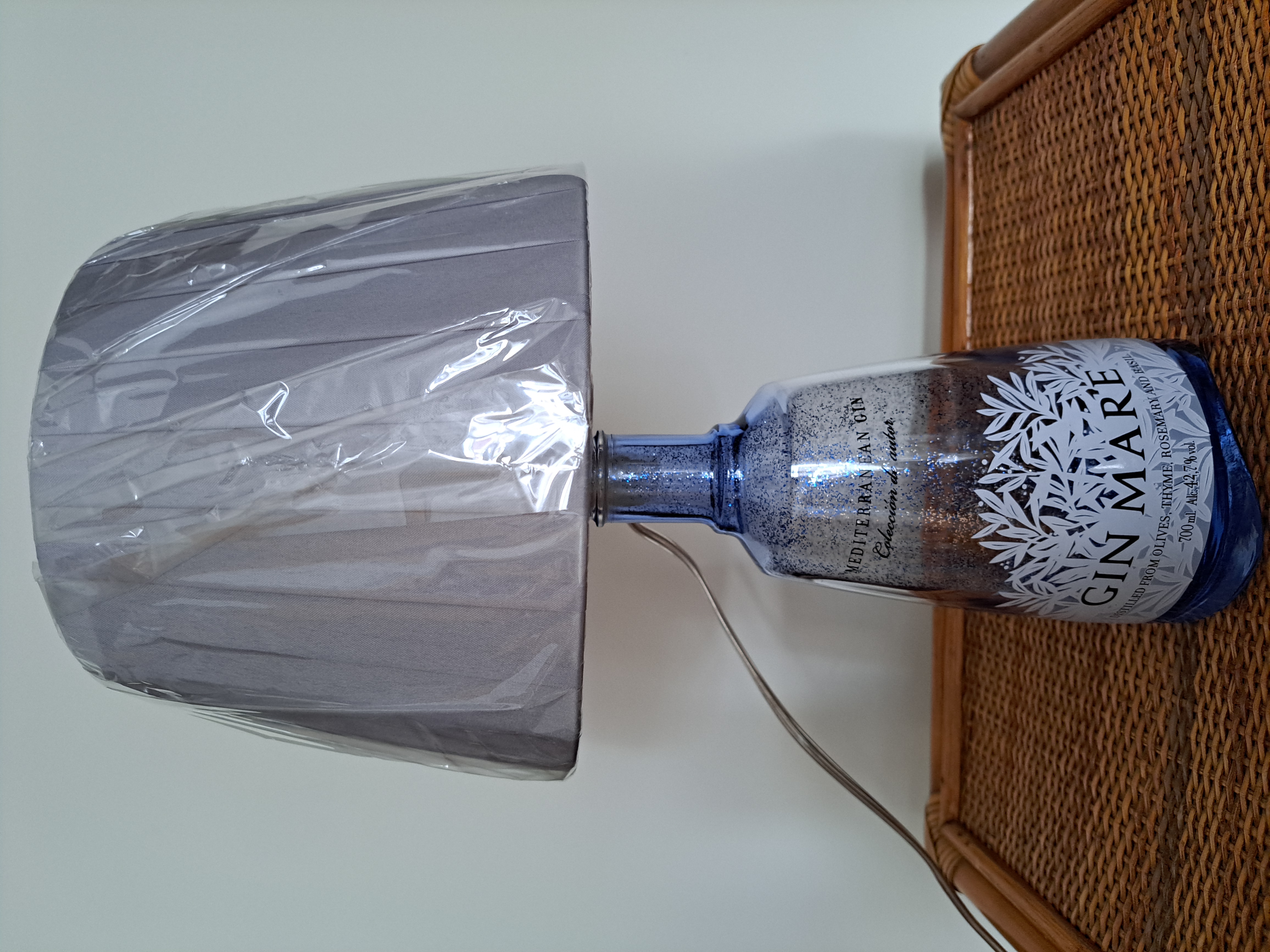 Lampada Bottiglia Gin Mare