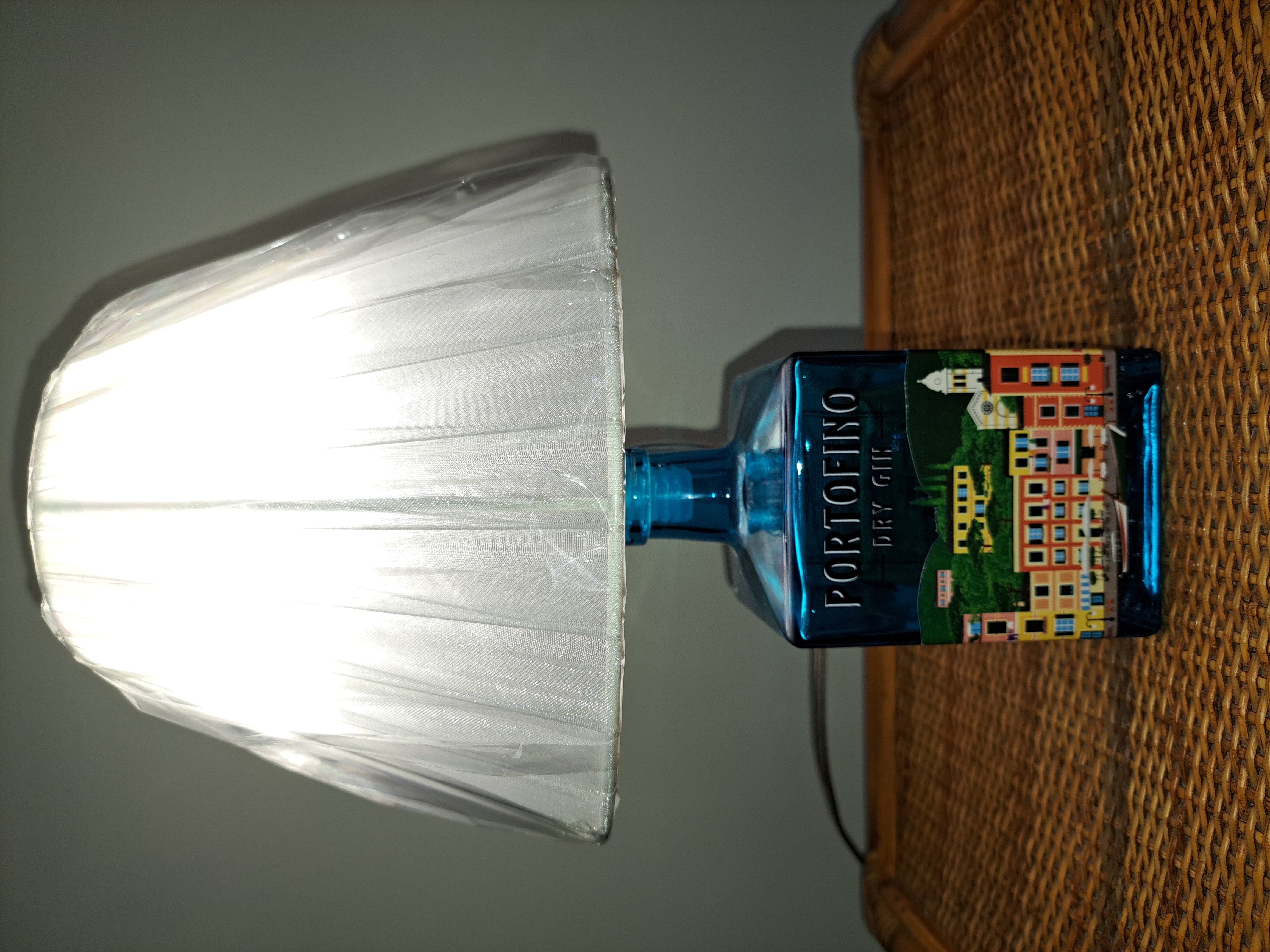 Lampada Bottiglia Gin Portofino