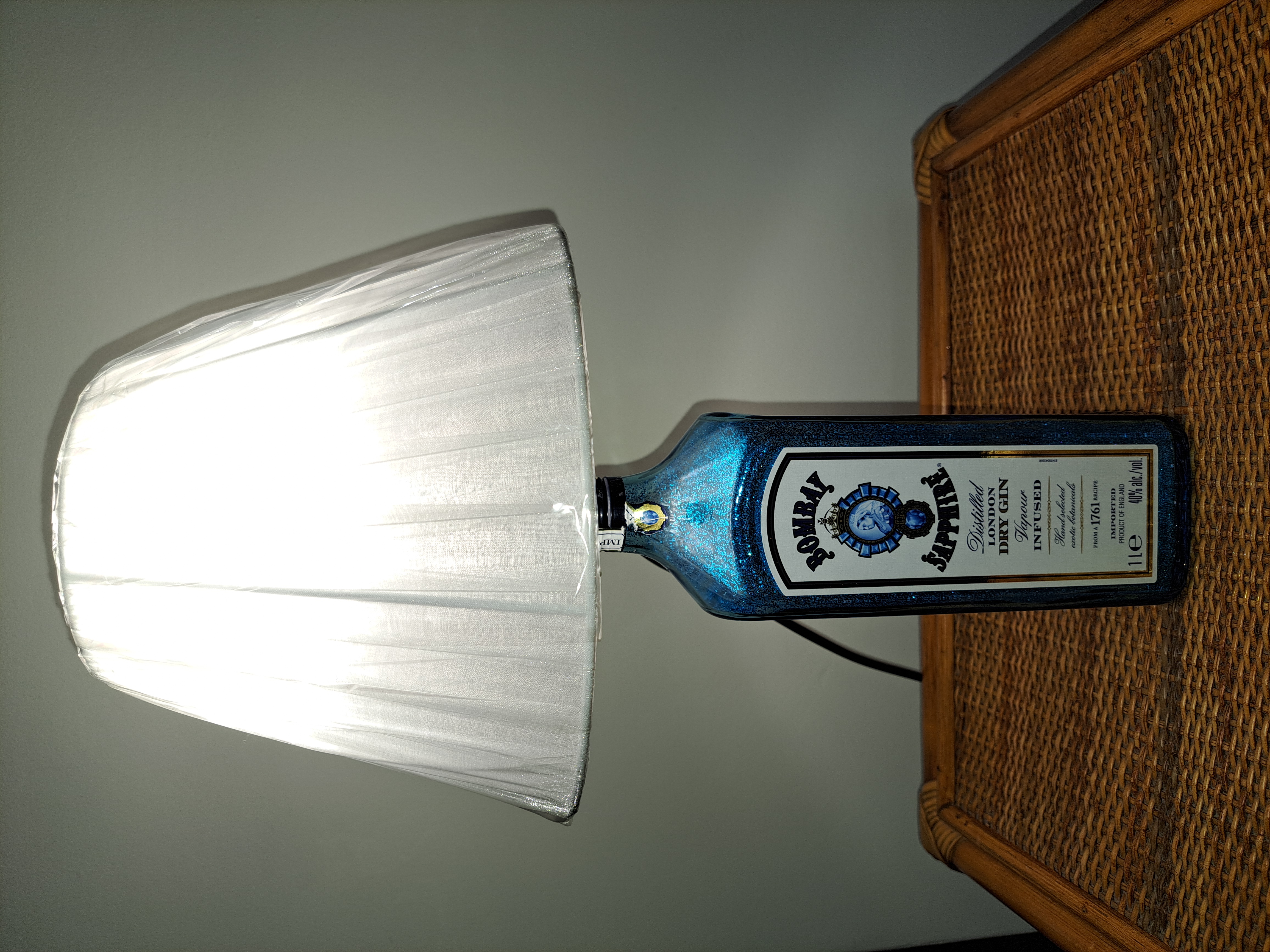 Lampada Bottiglia Bombay Sapphire