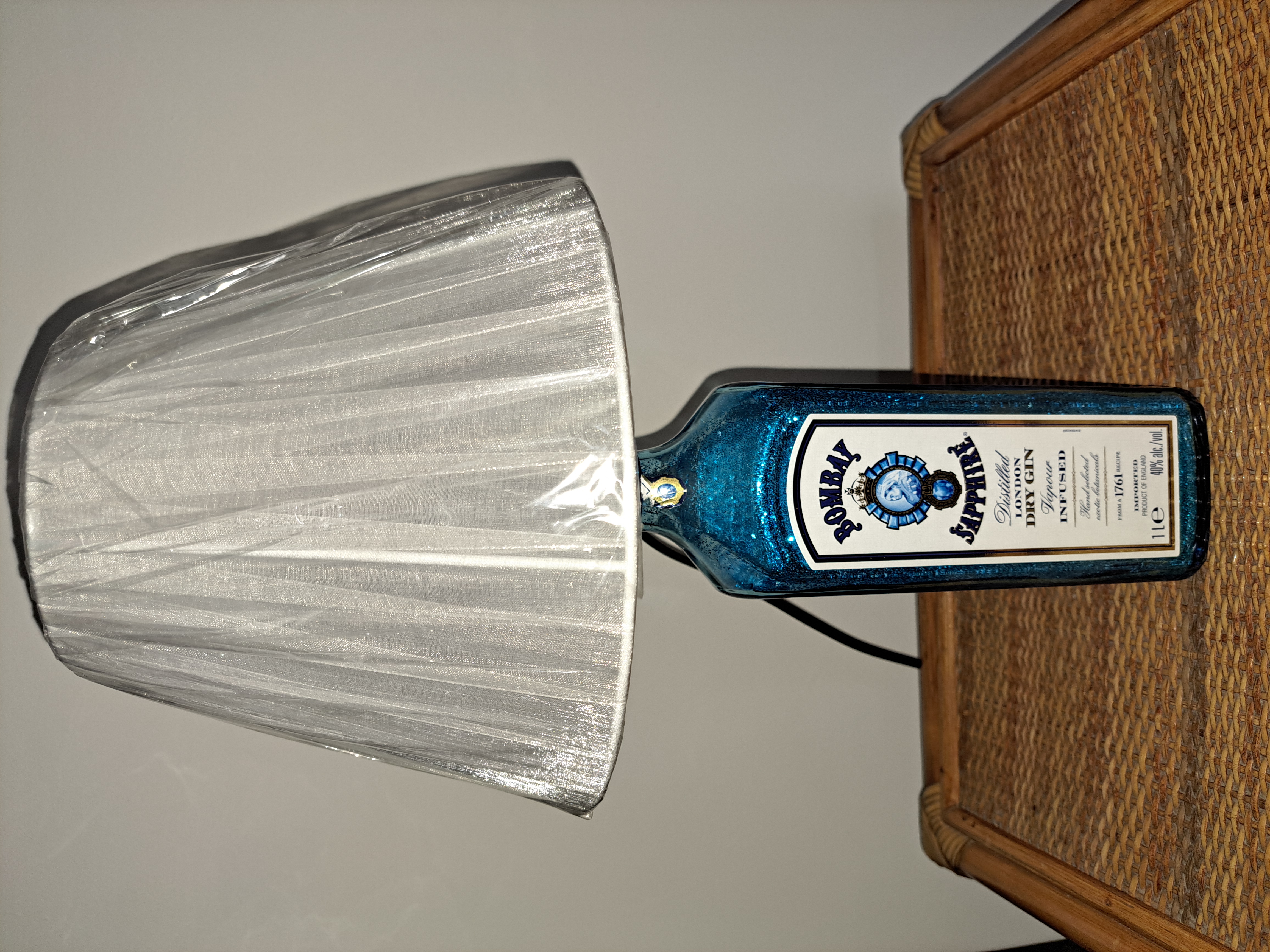 Lampada Bottiglia Bombay Sapphire