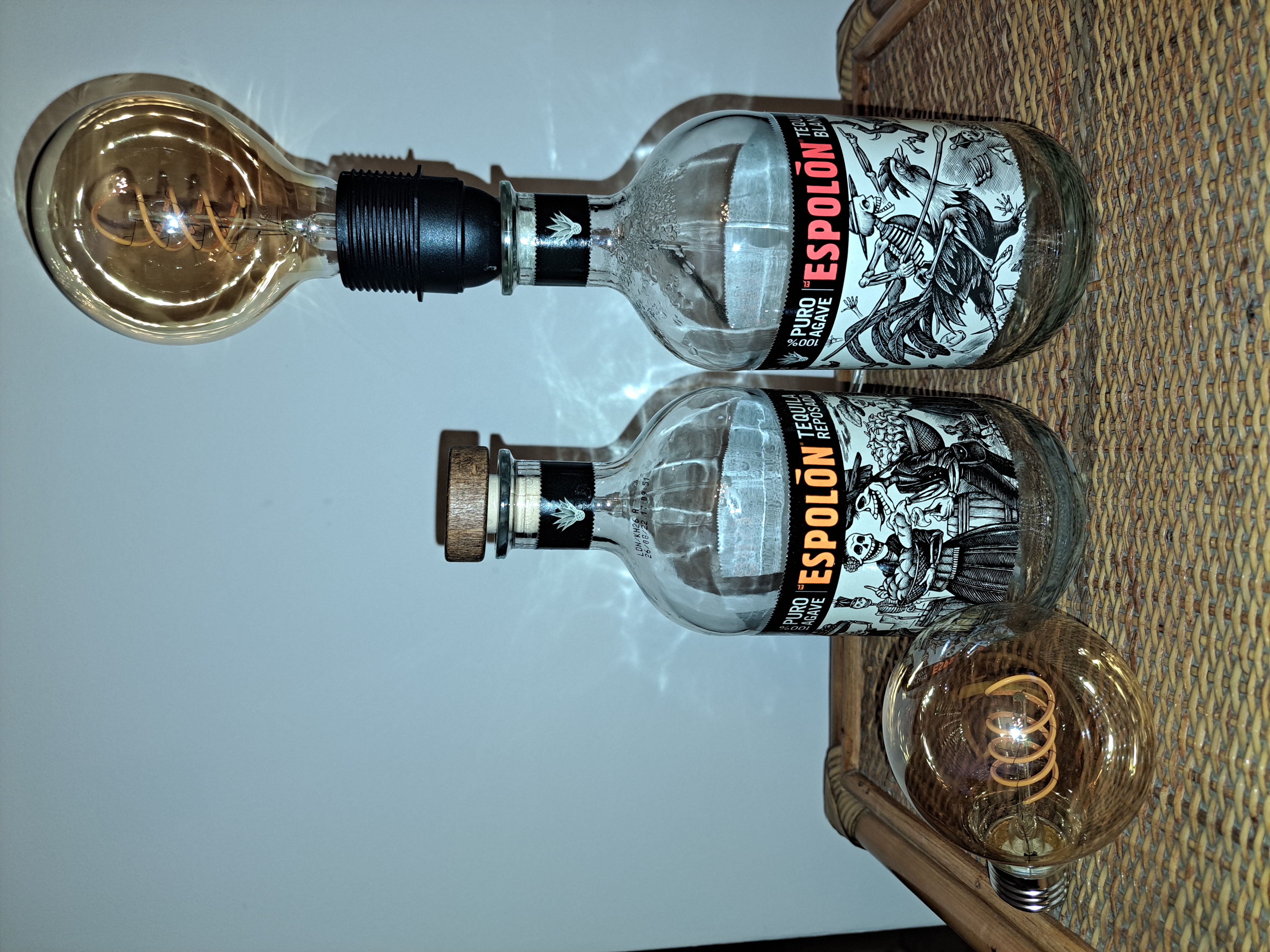 Lampada Led Bottiglia Espolon Tequila