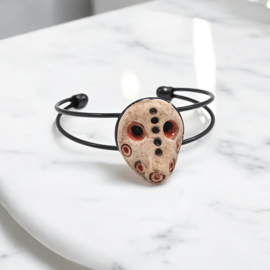 Hockey Mask-Themed Bracelet