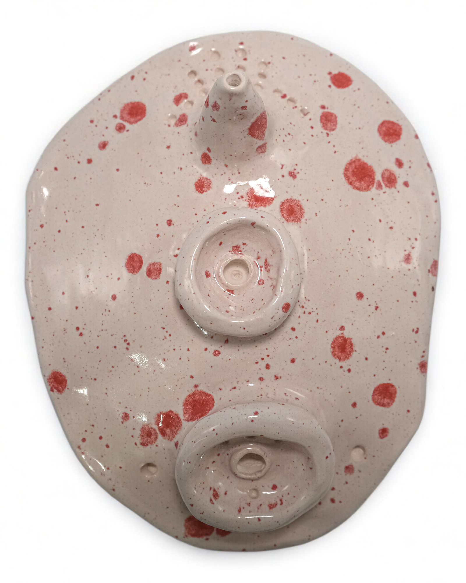 Ceramic Mask Art Piece