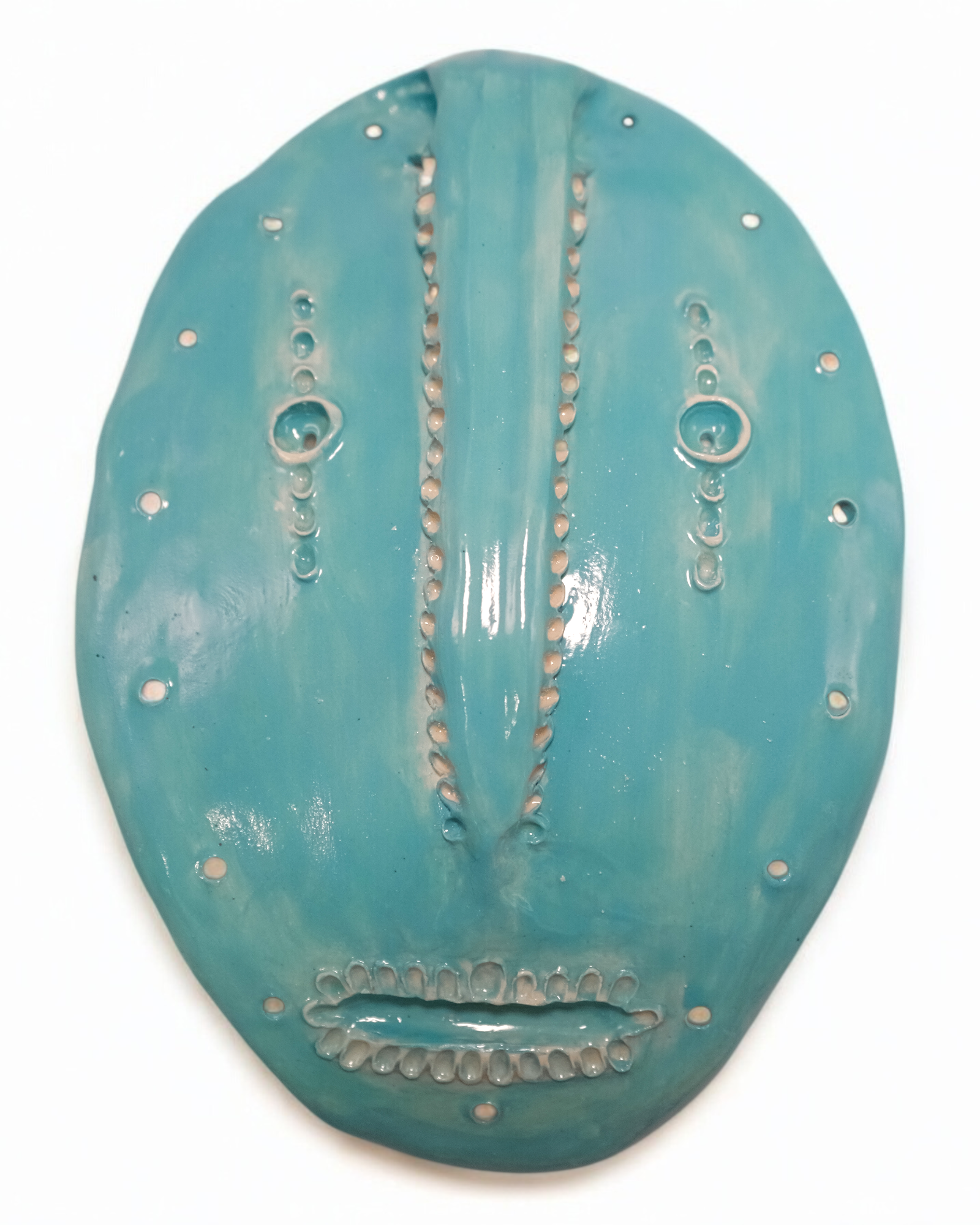 Ceramic Mask Art Piece