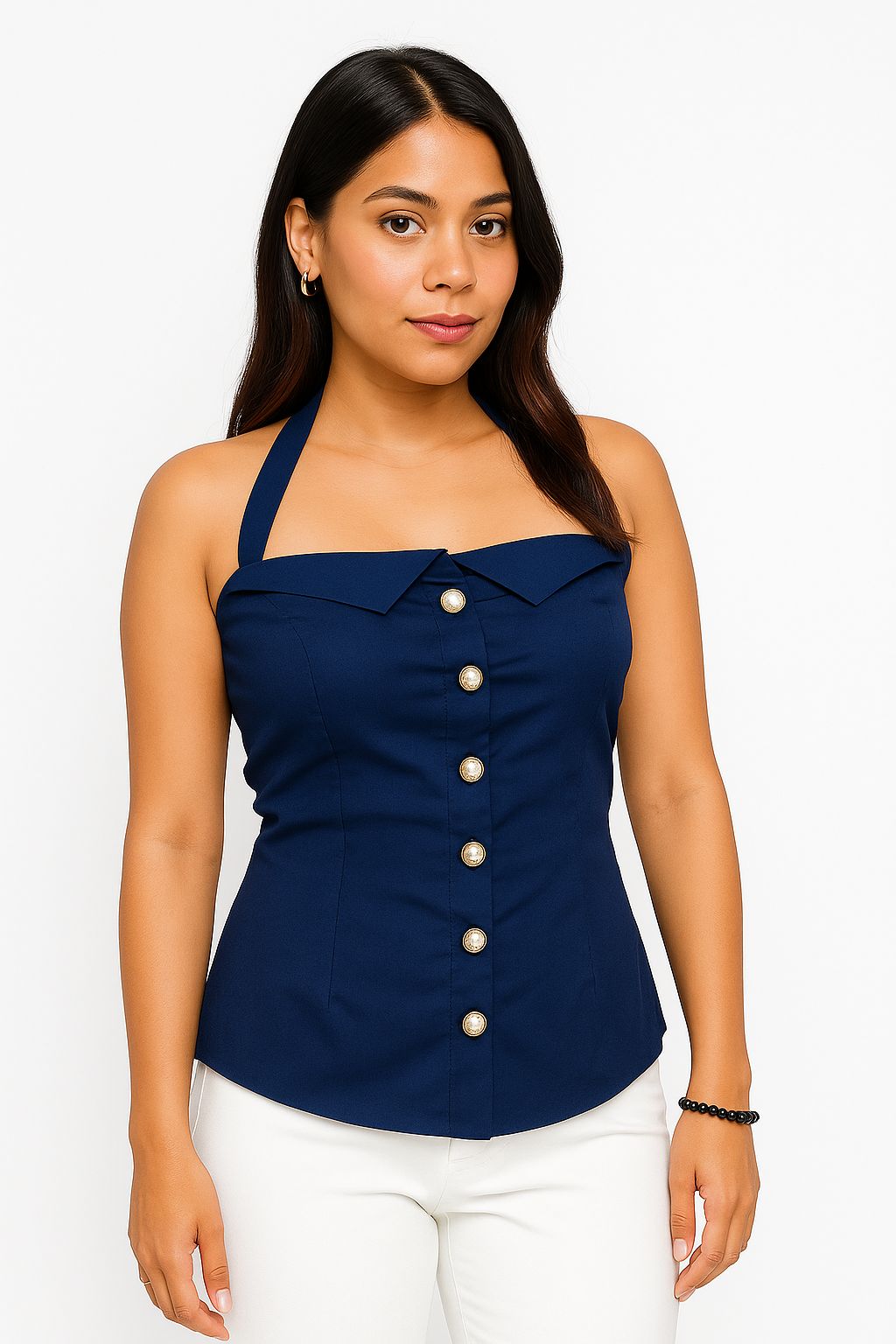 Royal Midnight Halter Vest