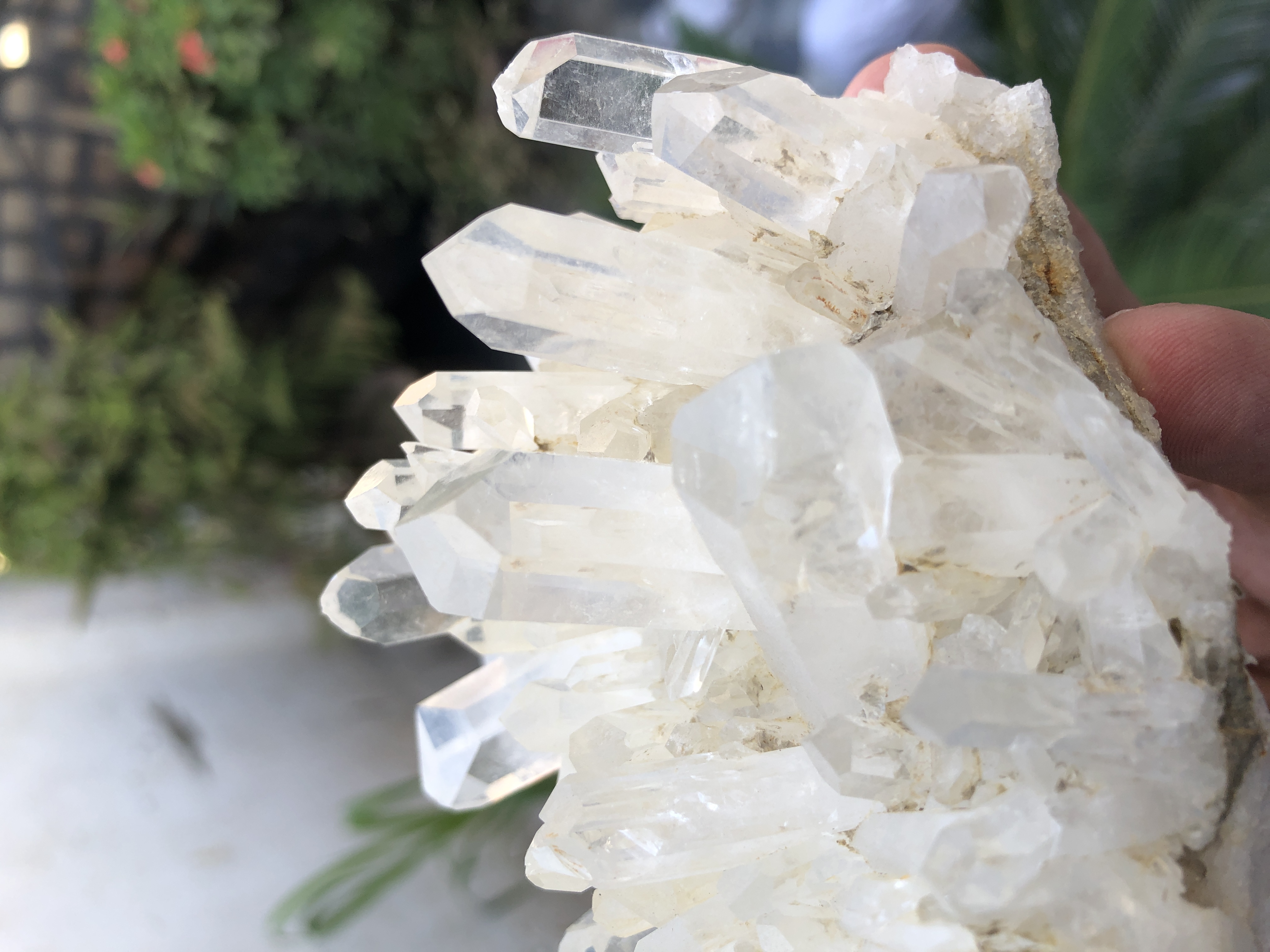 An Incredible Natural Crystal Cluster of Quartz.