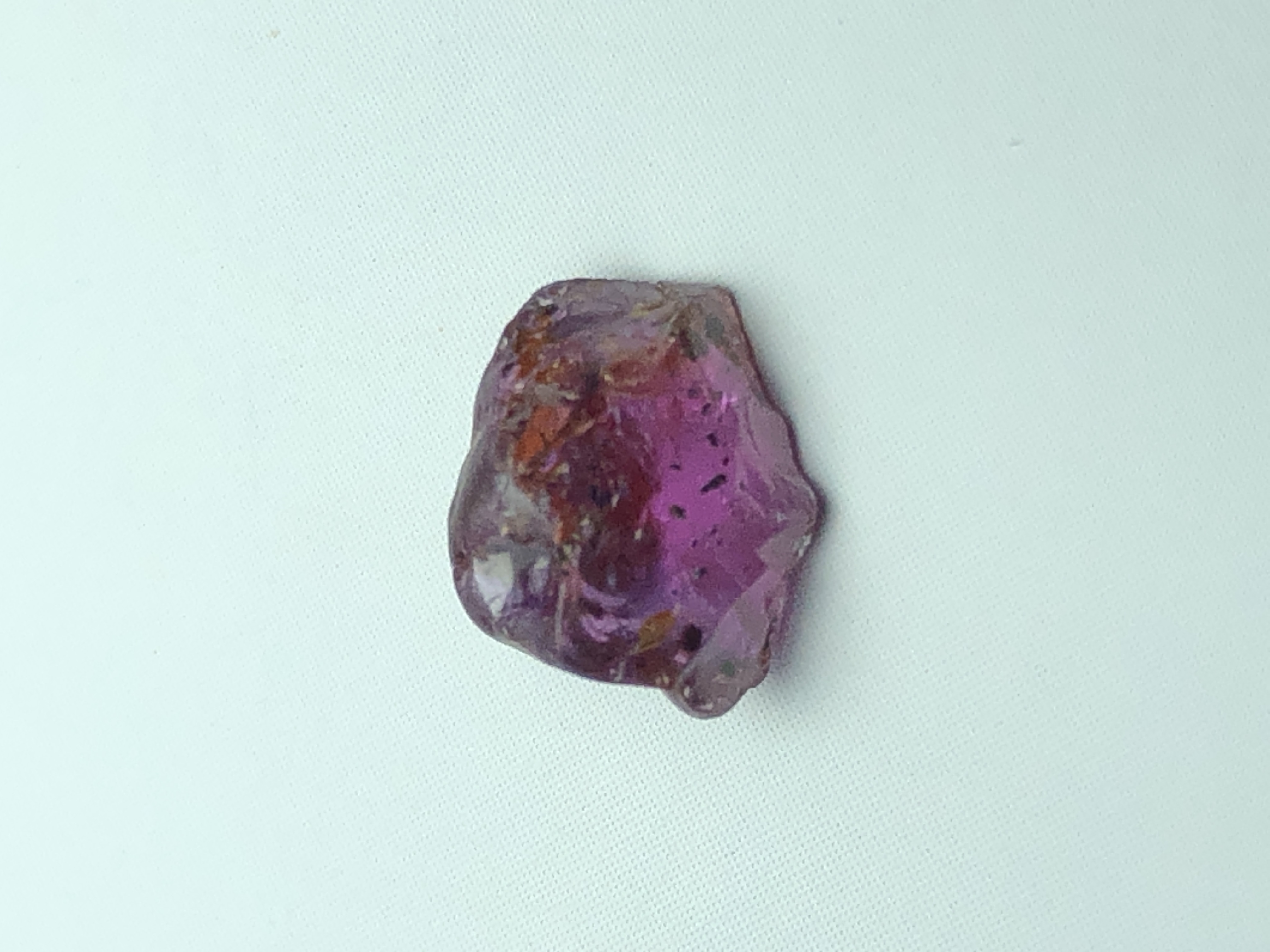 2.25 Carat Natural Facet Rough Pink Sapphire, from Madagascar.