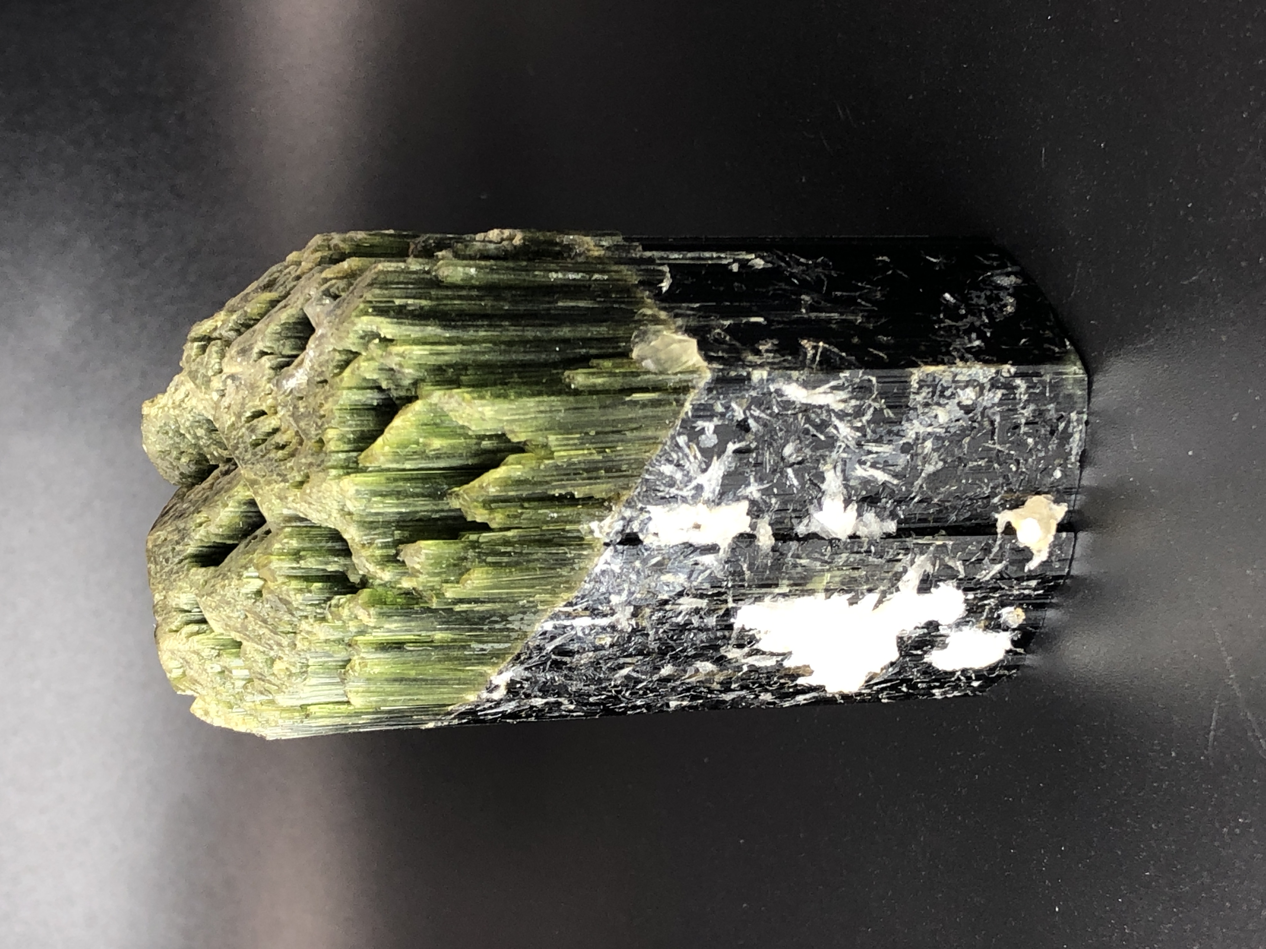 Natural High Grade Bi Color Tourmaline Crystal