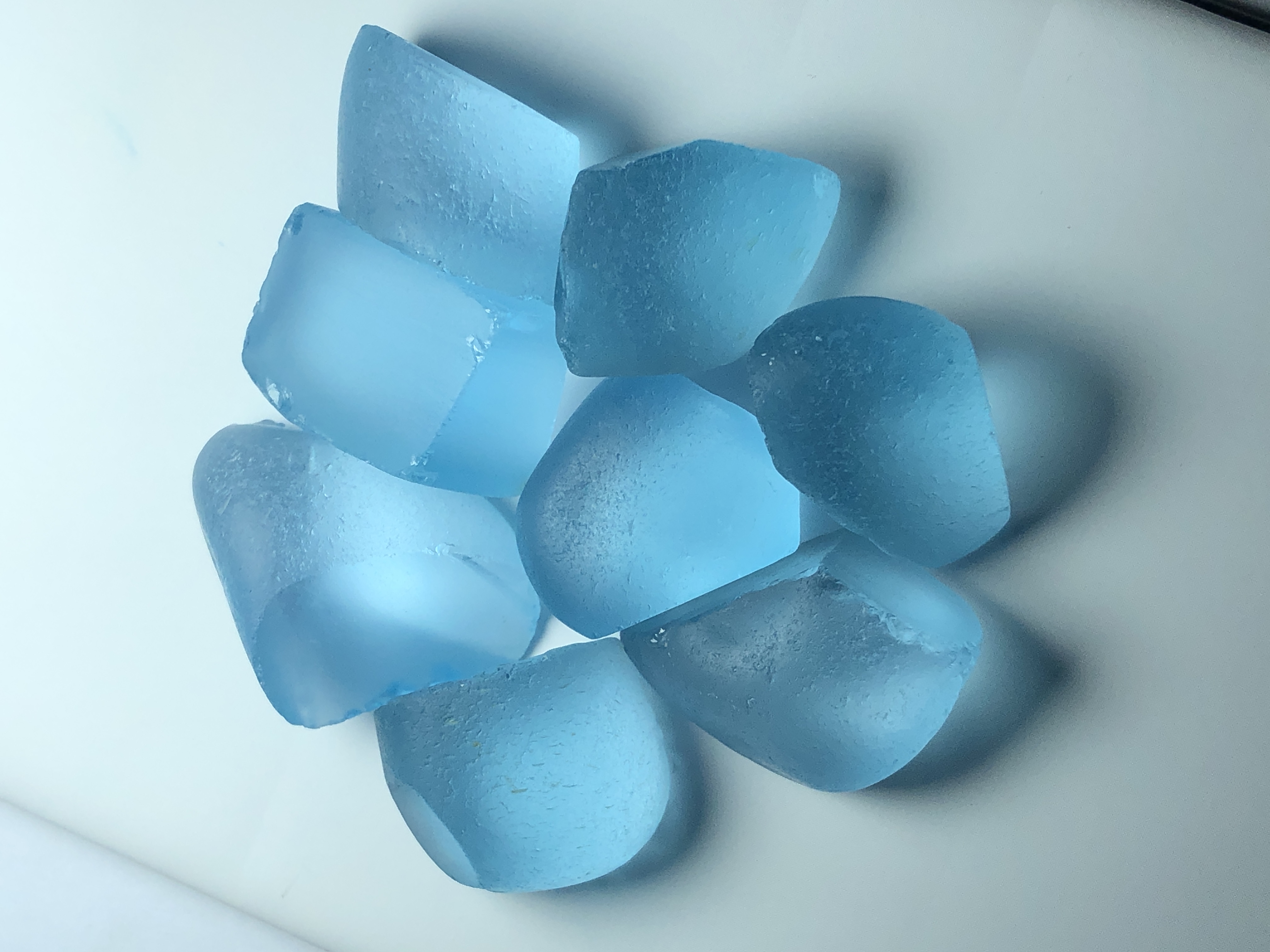 503.35 Carat Top Grade Facet Rough Swiss Blue Topaz.