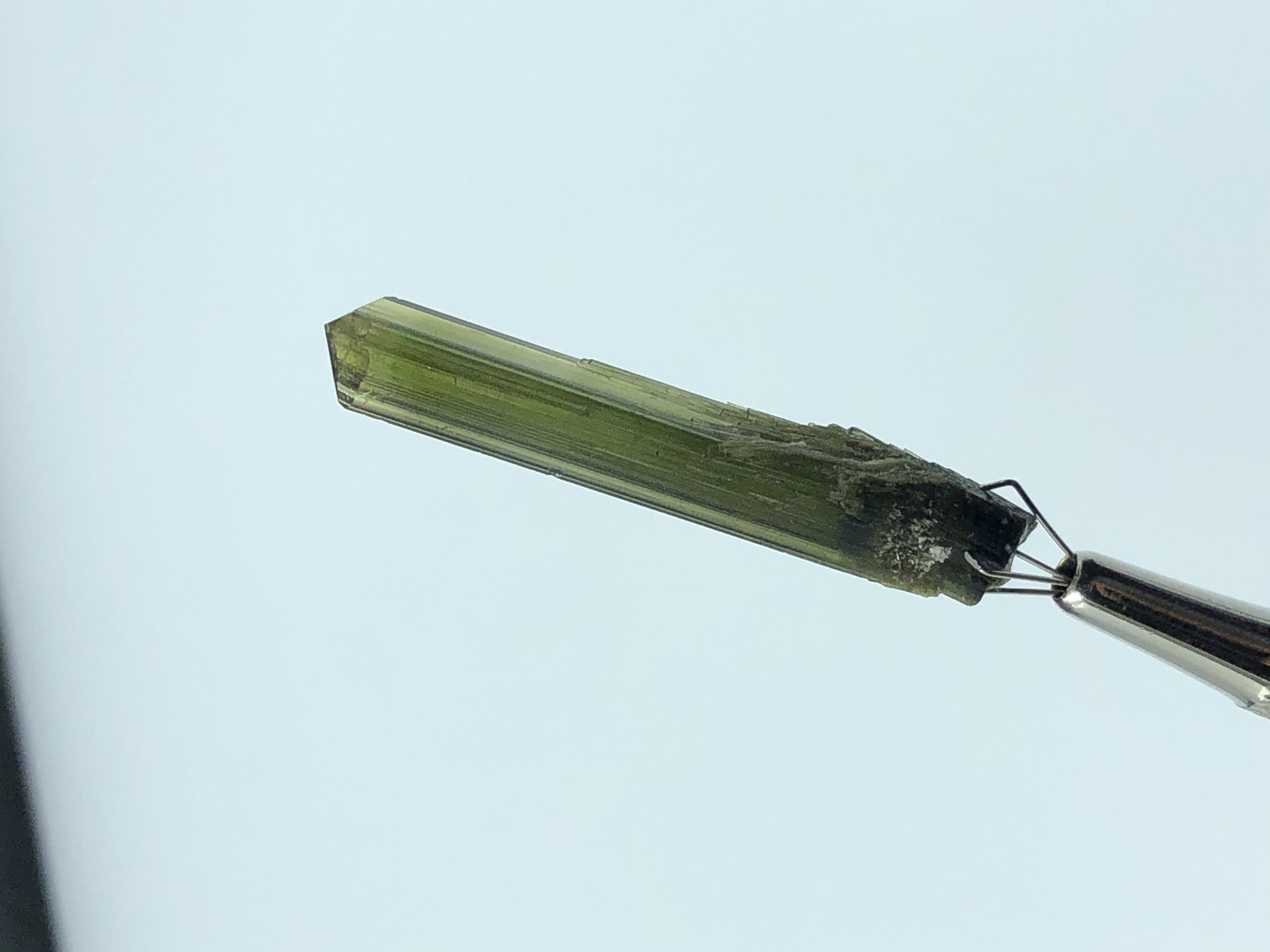 Natural Terminated Tourmaline Crystal.