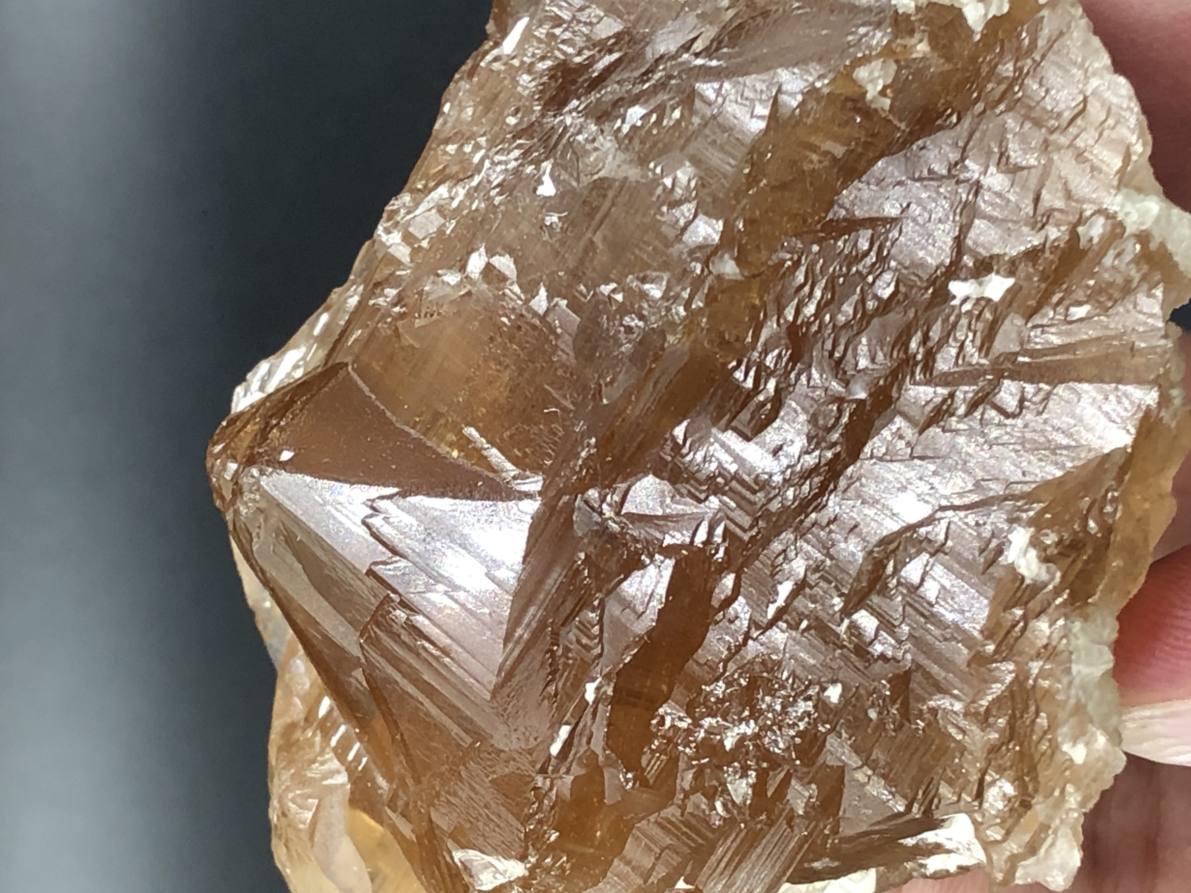 Aesthetic Topaz Crystal having Matrix-shaped  Structure.