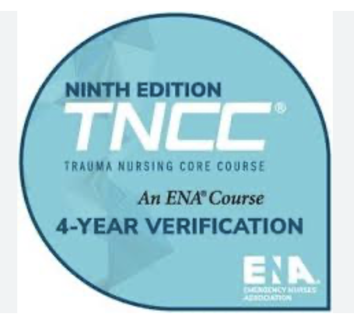 May 9, 2026:  Renewal 9th Edition Trauma Nurse Core Course (TNCC) 1 Day Course