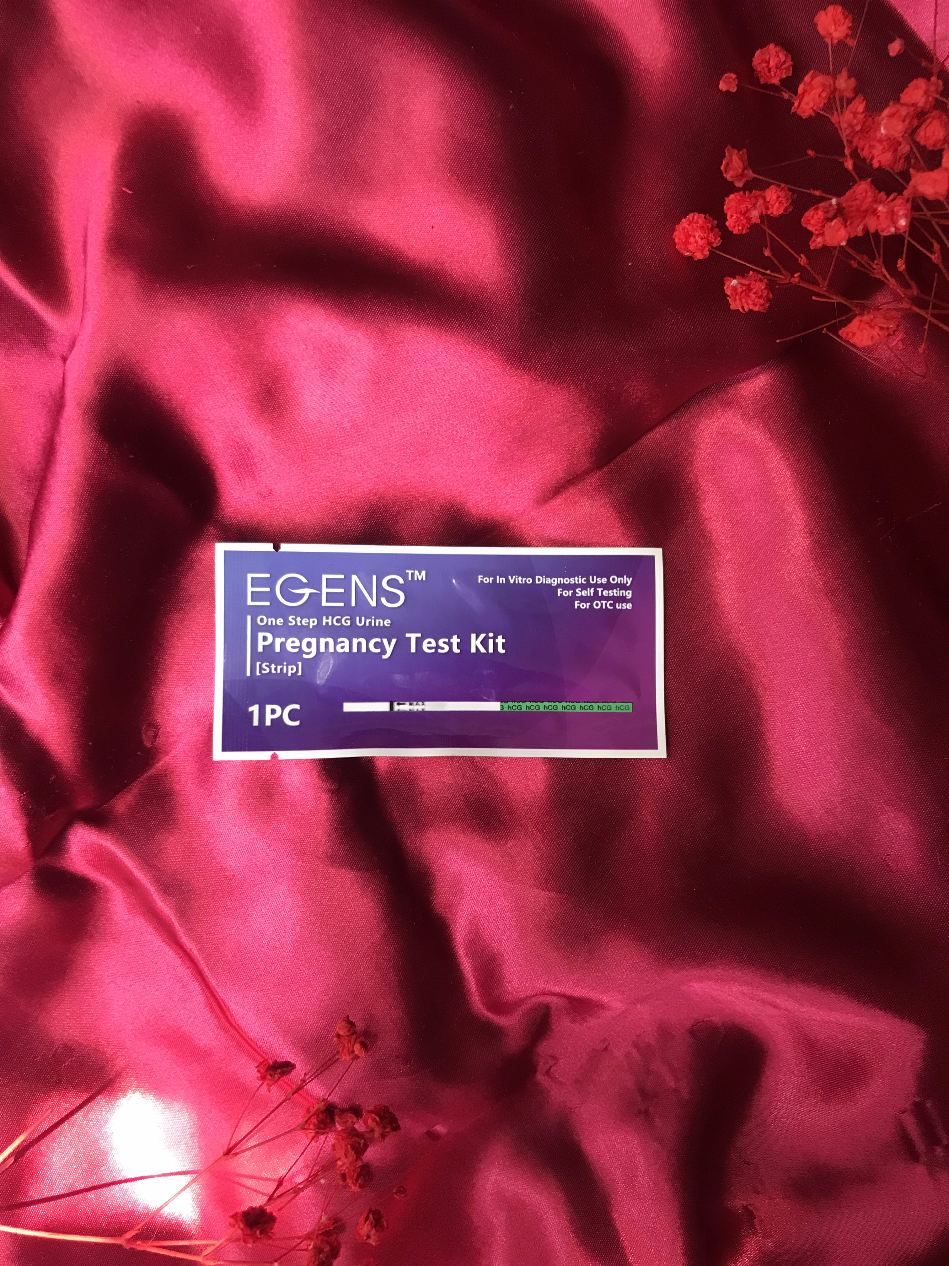 Egens Regular Pregnancy Test, set of 3 (strip)