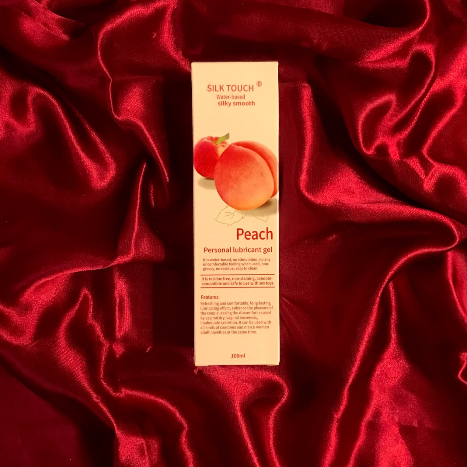 Silk Touch Peach Personal Lubricant Gel