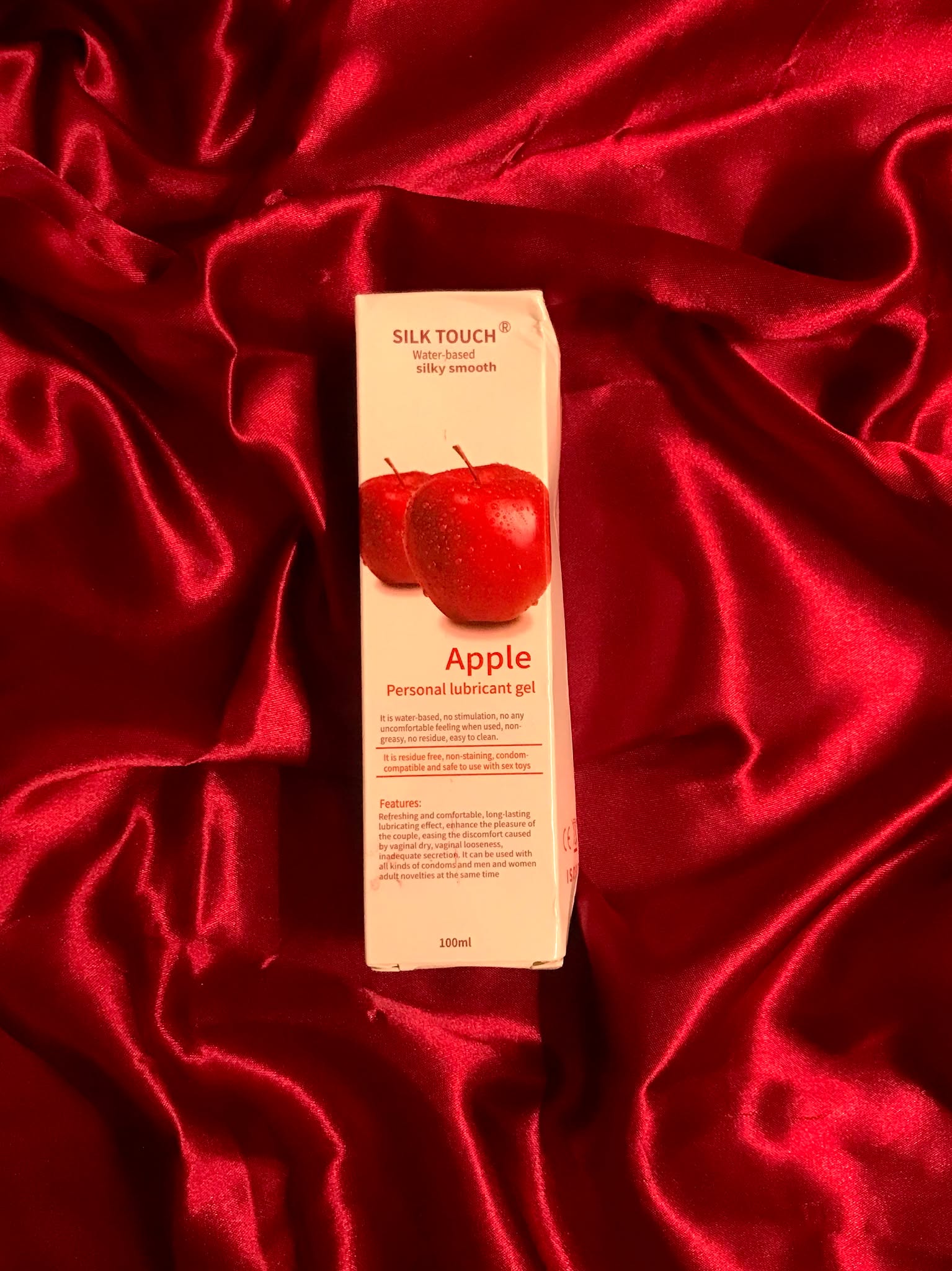 Silk Touch Apple Personal Lubricant Gel