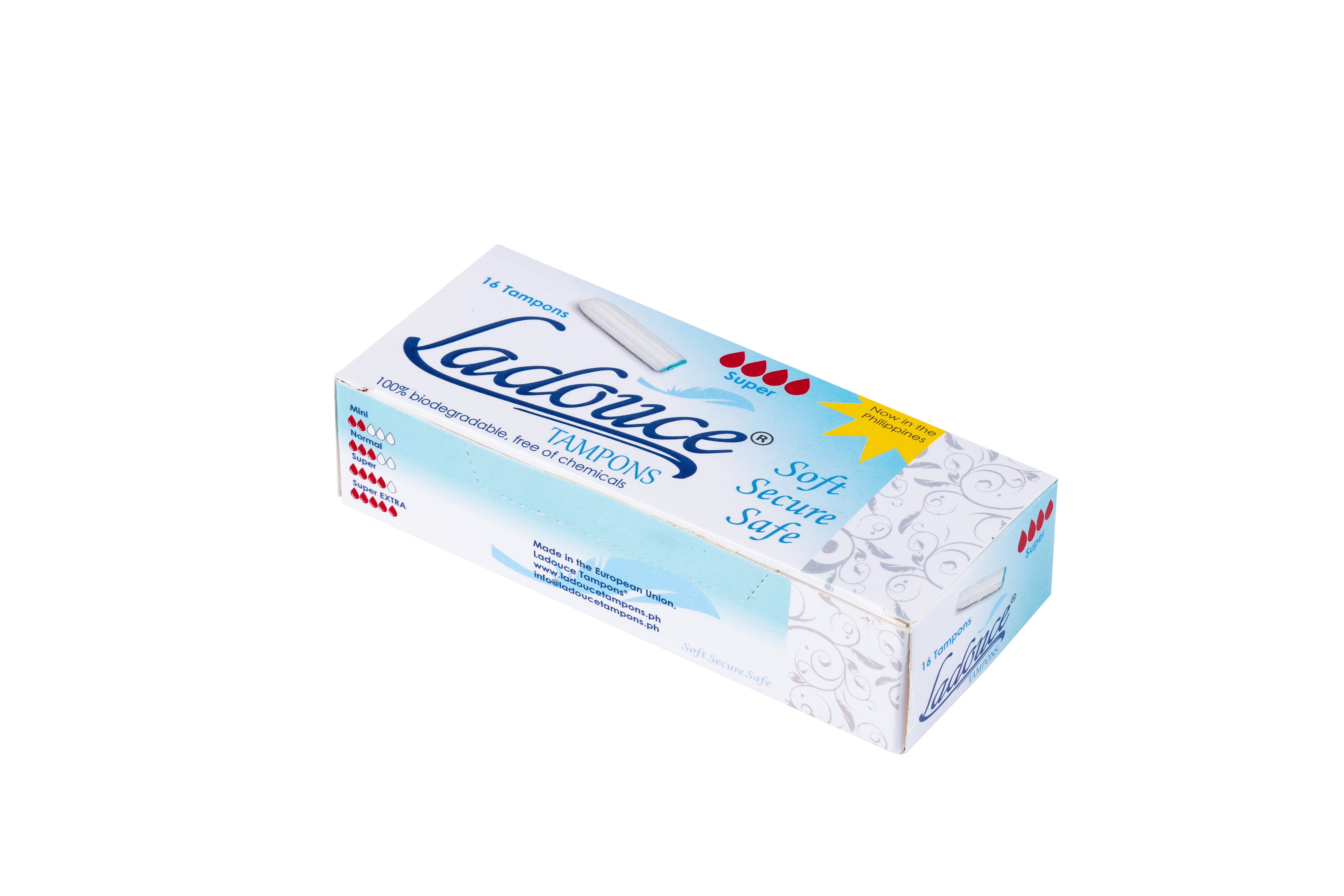 Ladouce® Tampons SUPER – 16 Pack (Non-Applicator)
