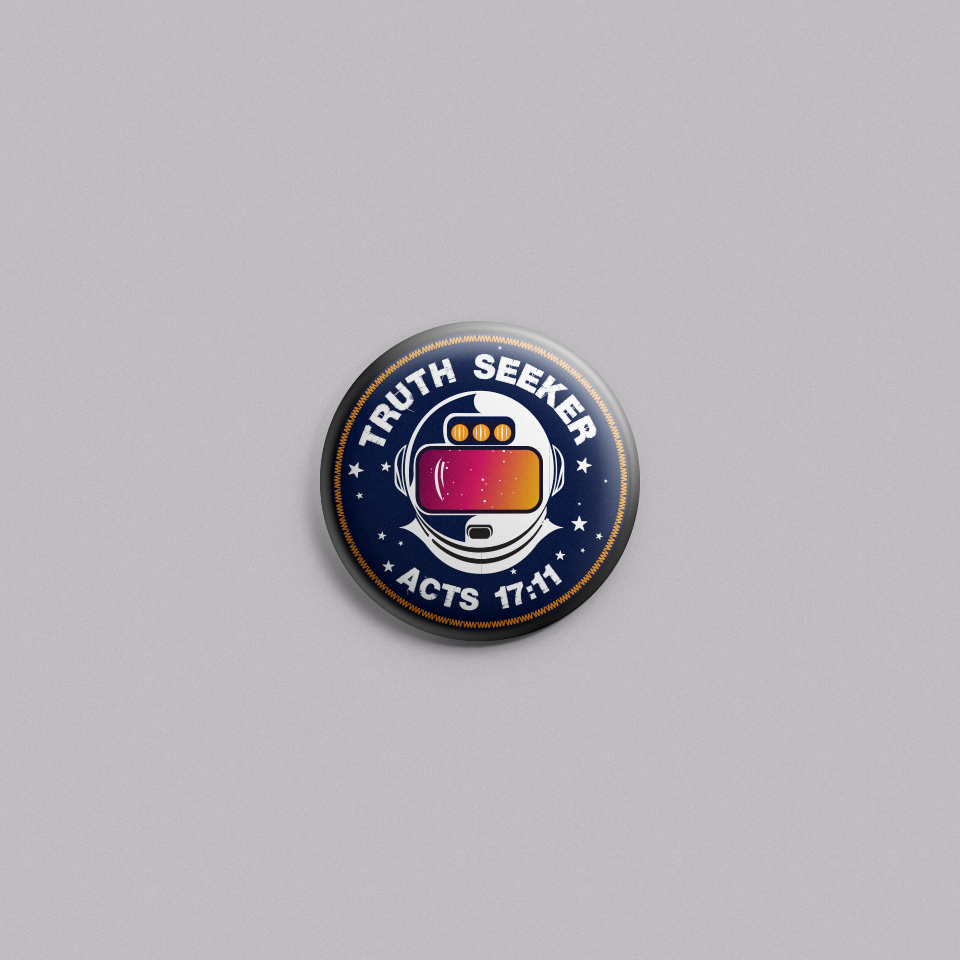 Truth Seeker Button Badge