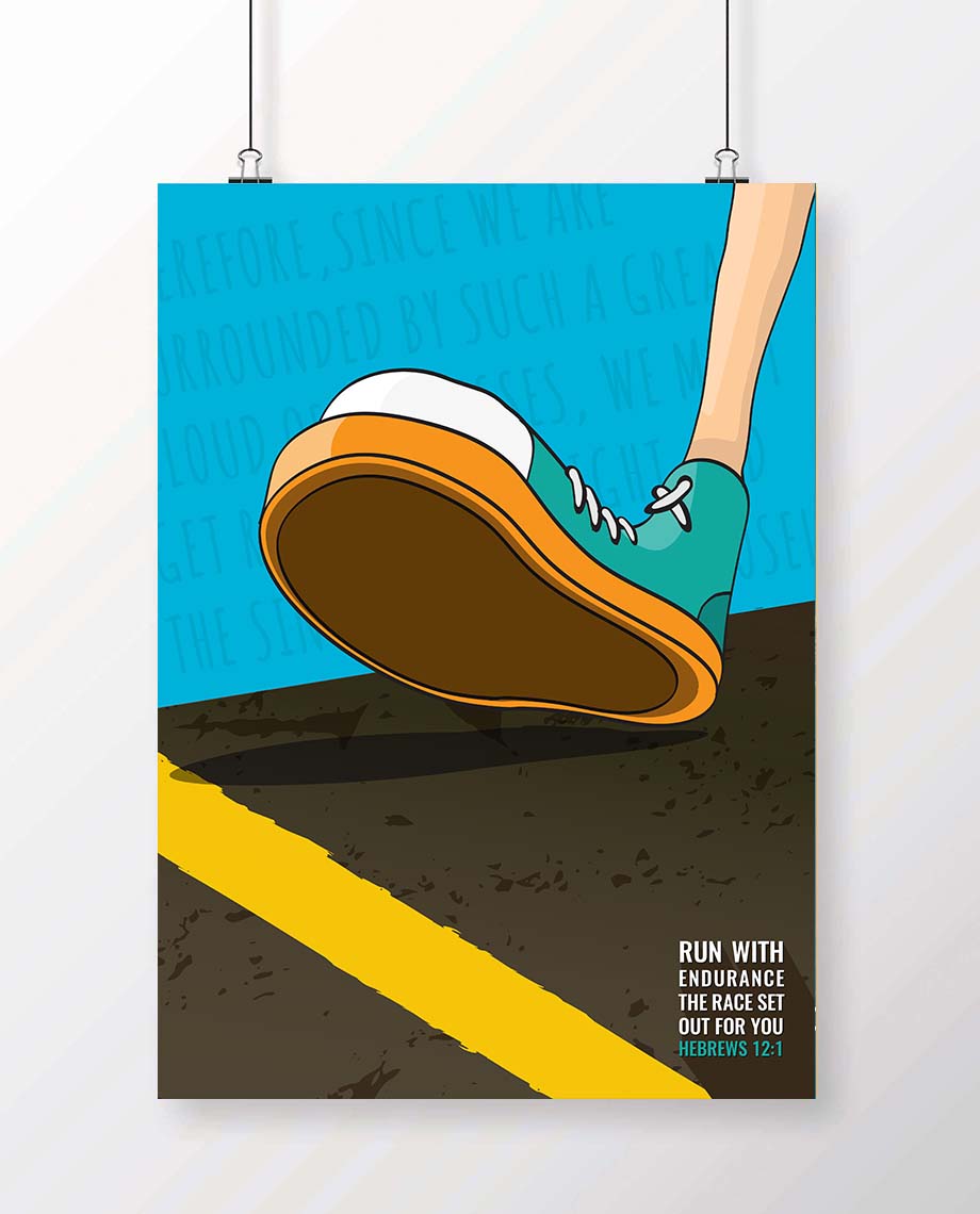 Motivational Running Poster