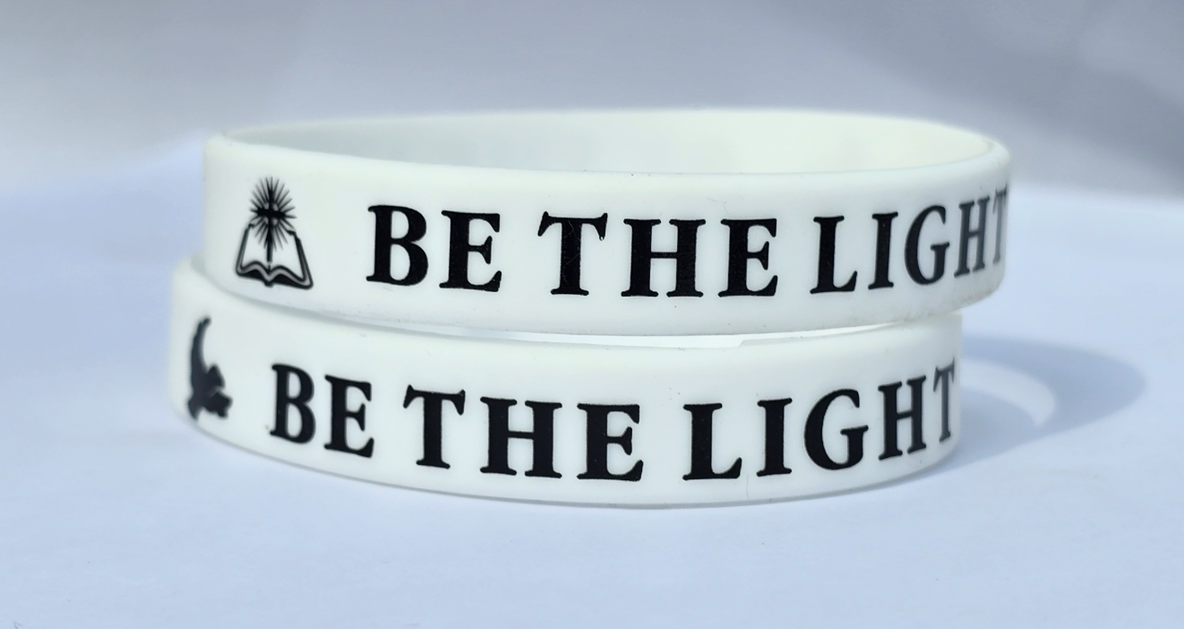 Be The Light Silicone Wristband