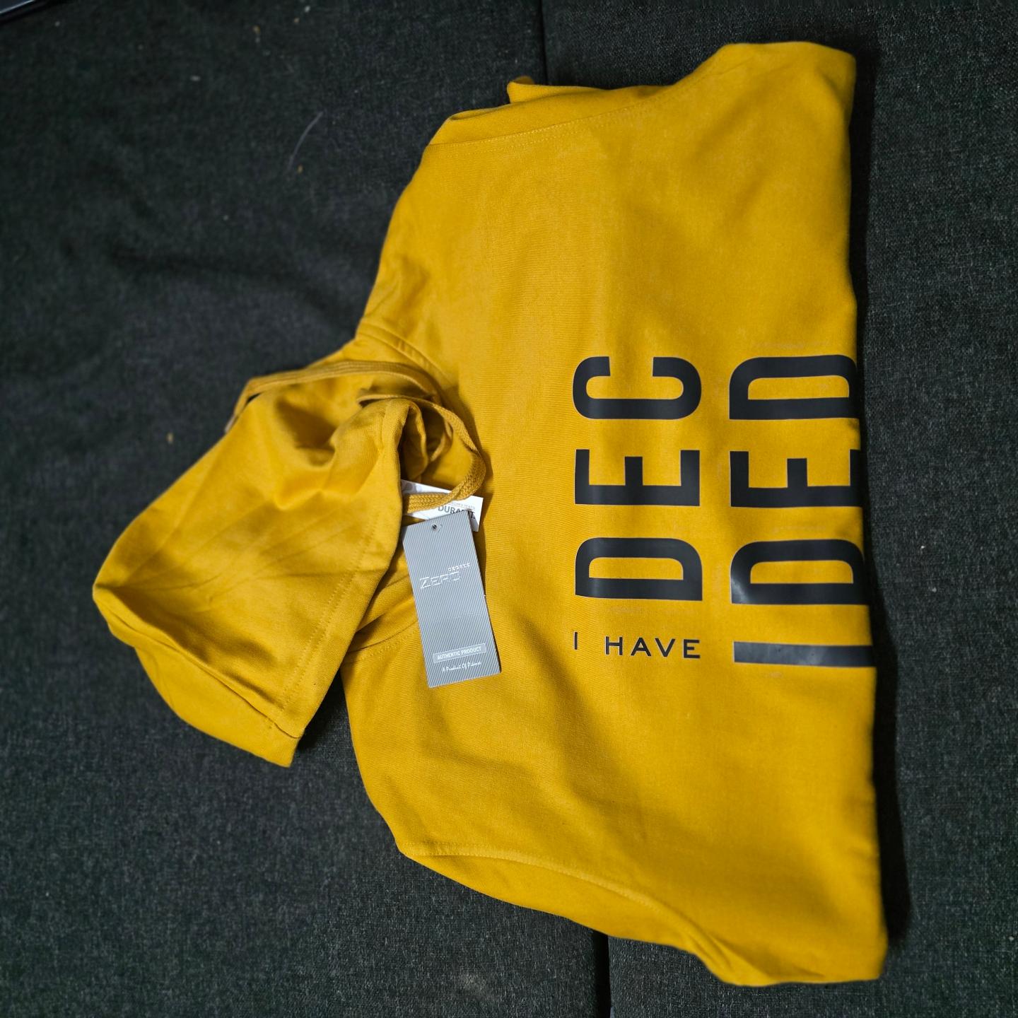 Yellow Graphic Hoodie