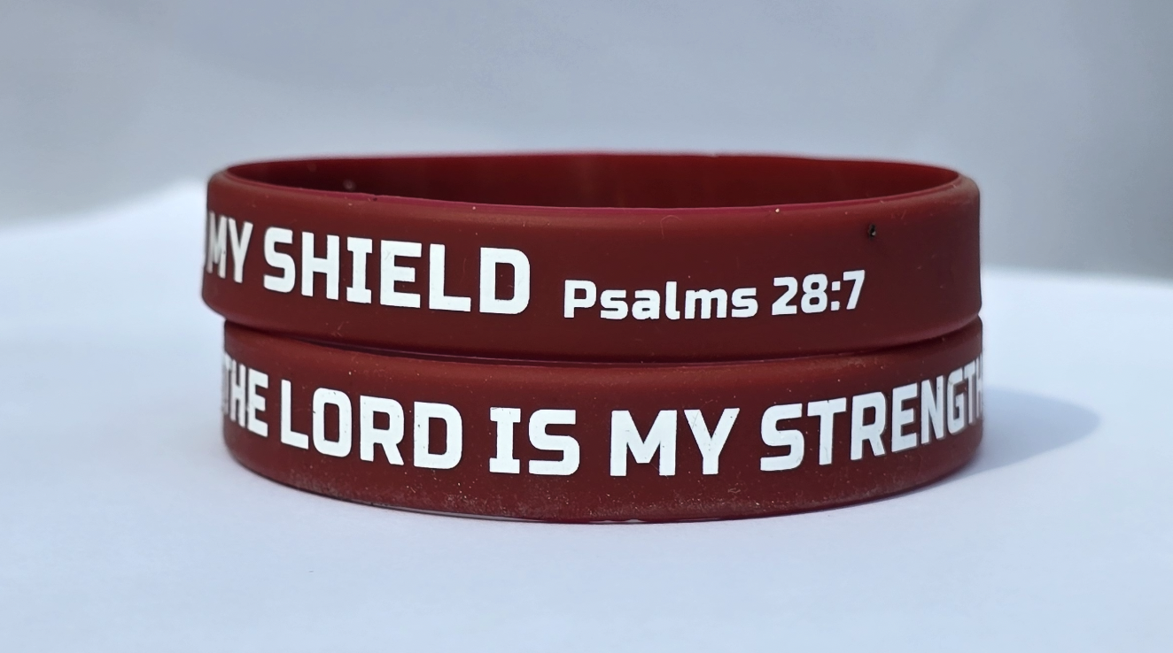 Motivational Psalms 28:7 Bracelet