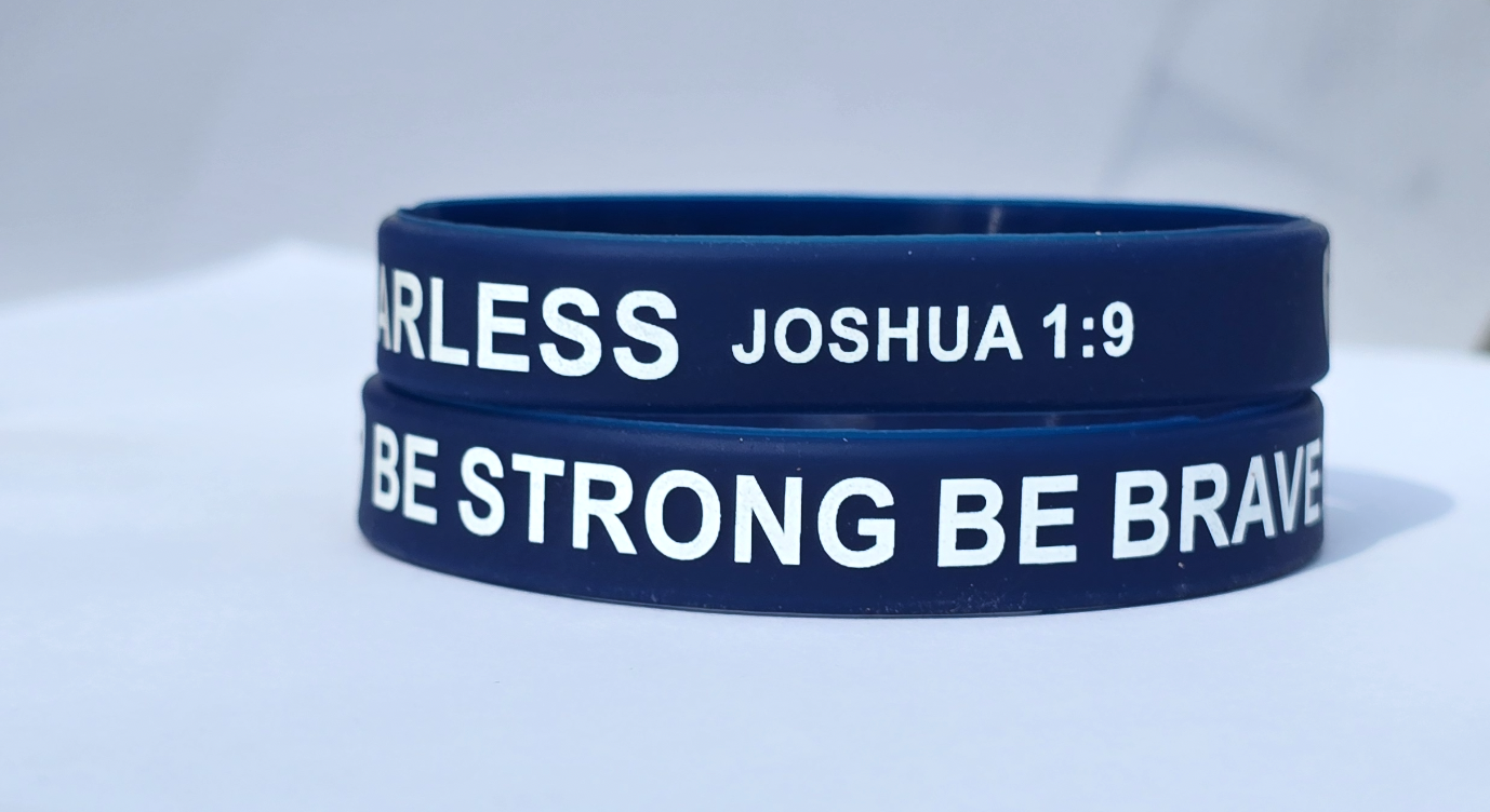 Fearless Motivational Silicone Wristband