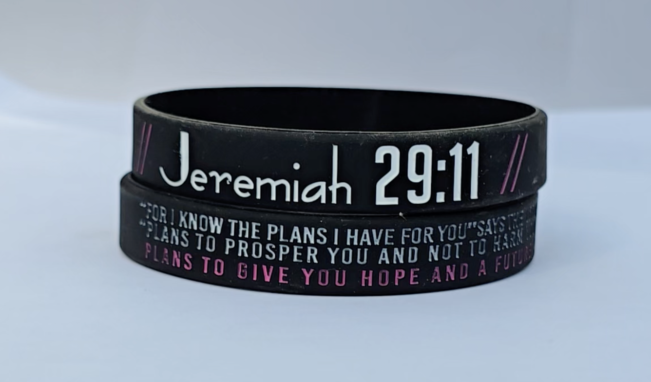 Jeremiah 29:11 Silicone Wristband