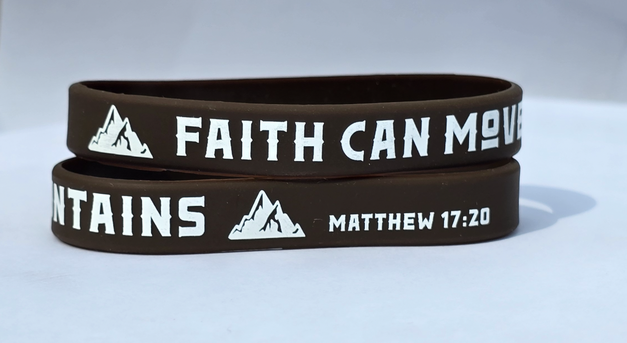 Faith Can Move Mountains Wristband