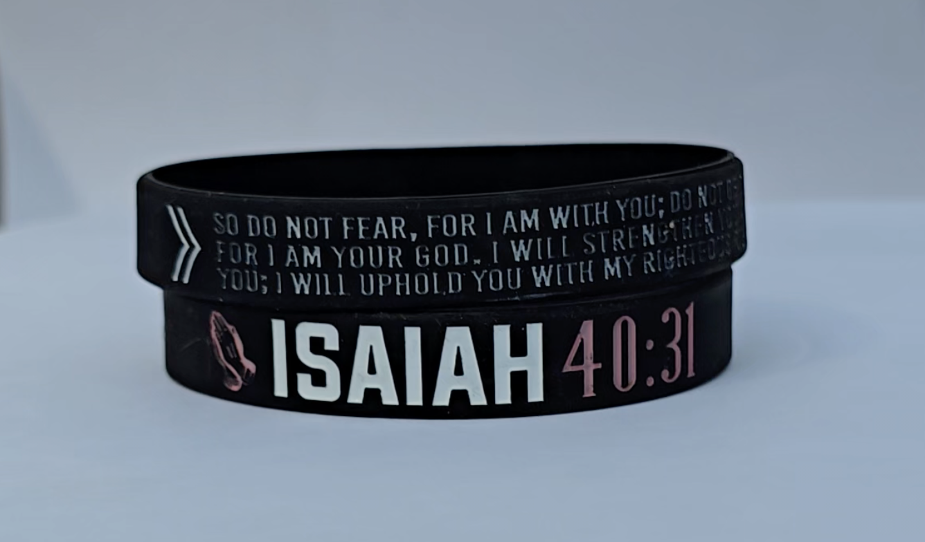 Isaiah 40:31 Silicone Wristband