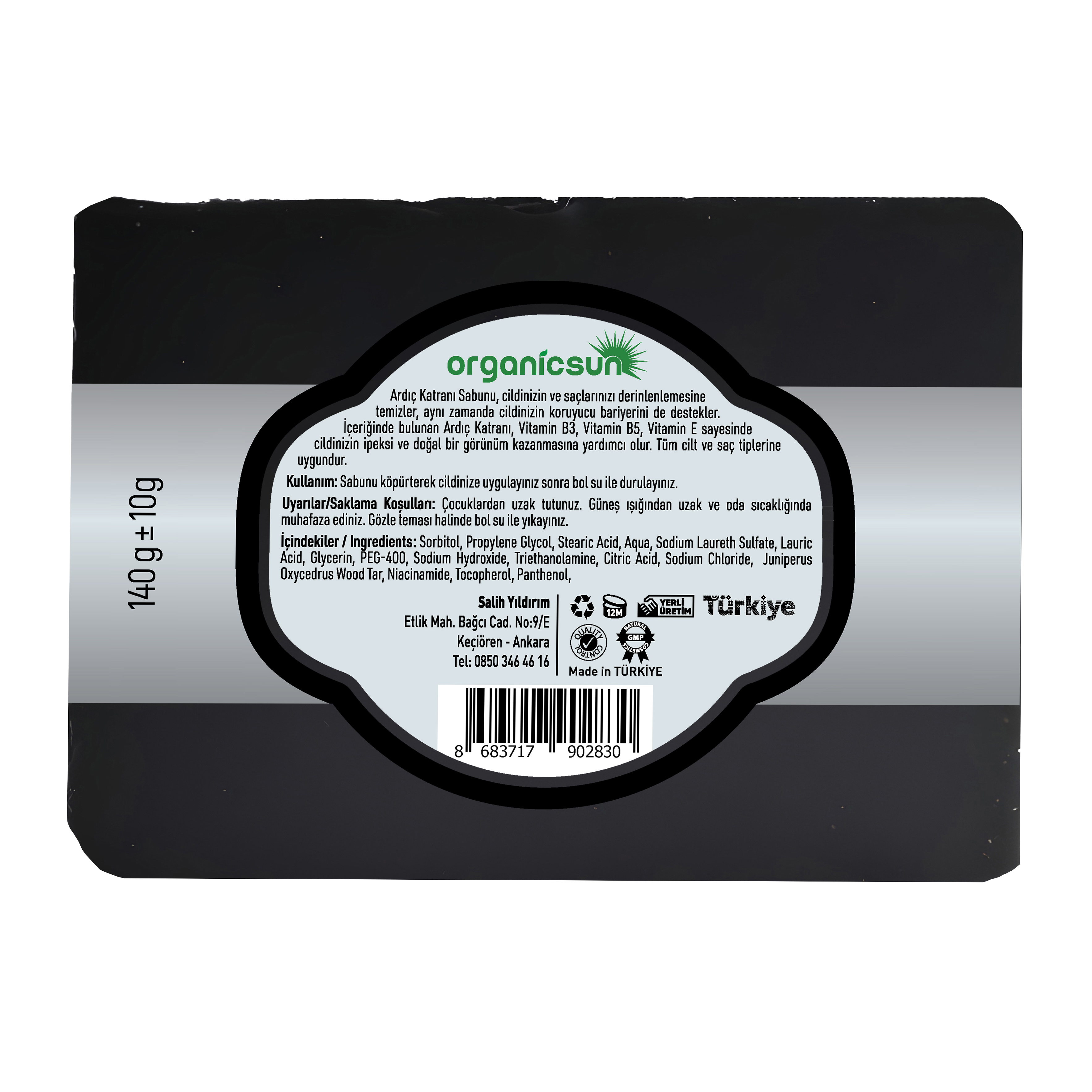 Organicsun Ardıç Katranı Sabunu 140 gram