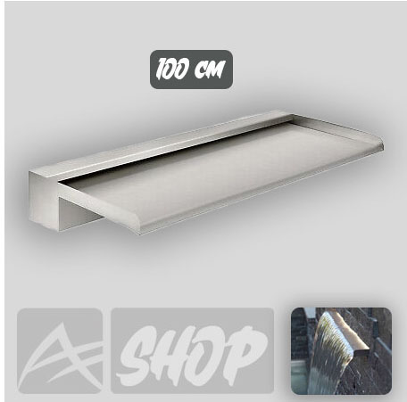 Lame d'eau Inox 100 cm