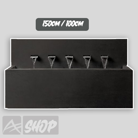 Cascade Moderne 150cm 4 lames