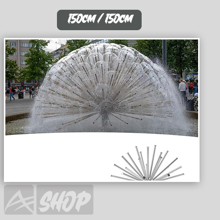 Demi Sphère de cristal le pissenlit Fontaine 150cm