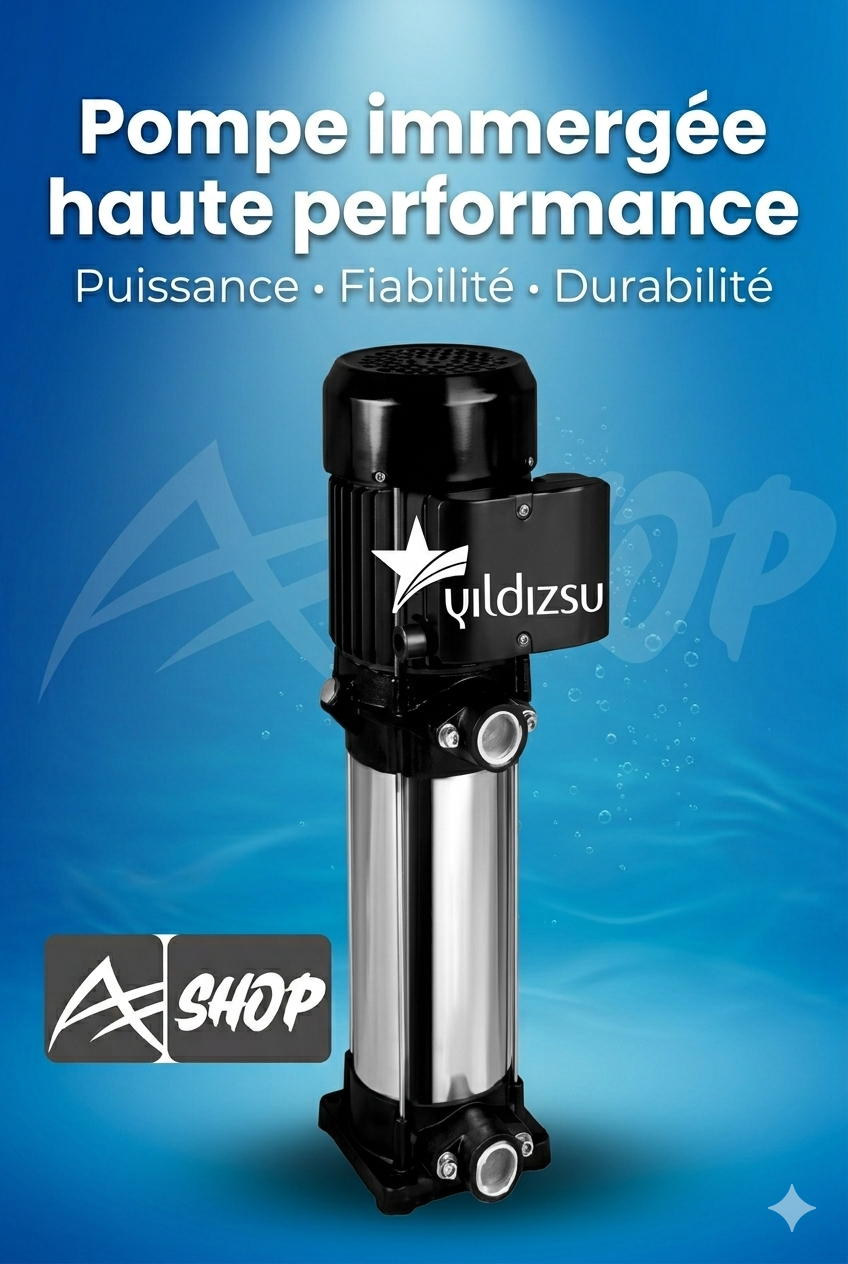 POMPE MULTICELLULAIRE HMC-8VC 2 H.P 220V