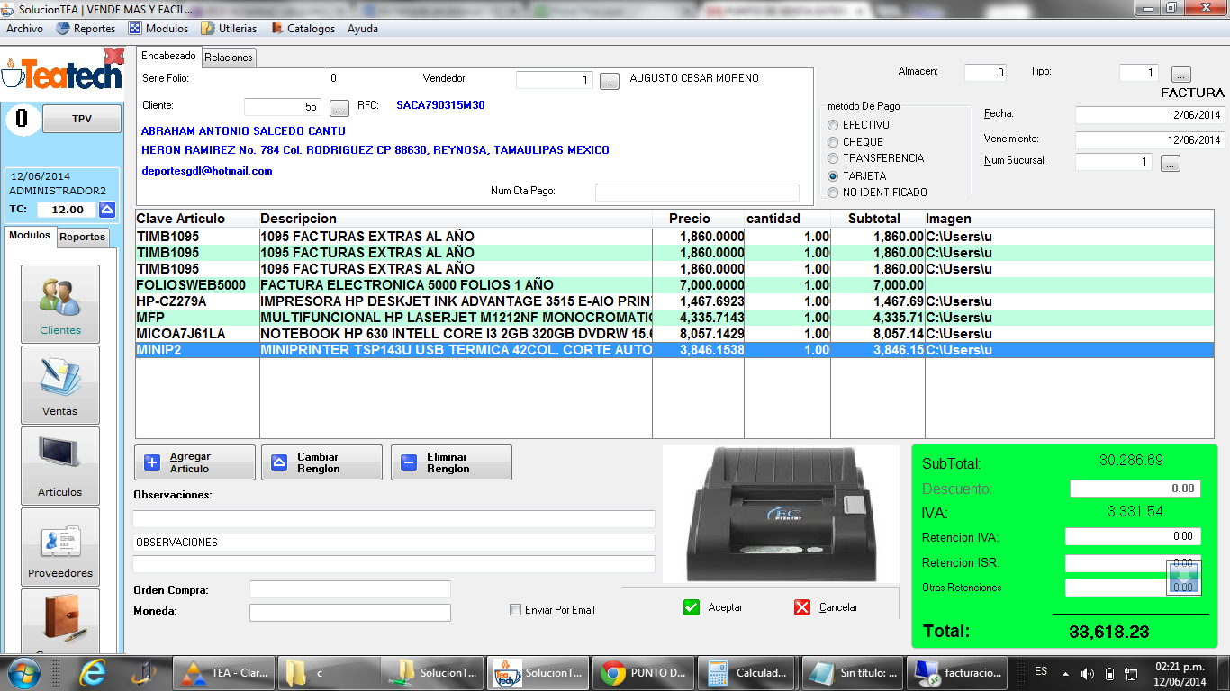 Software SolucionTEA Administrativo 