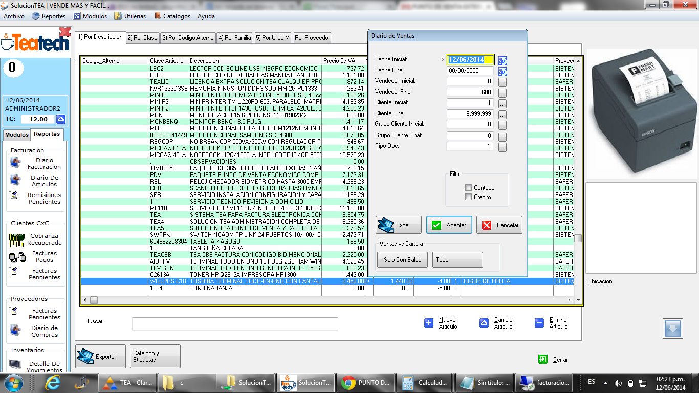 Software TEA Facturacion Electronica