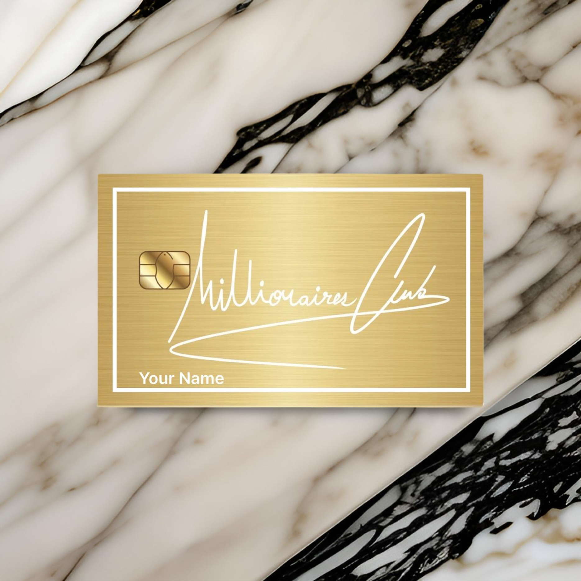 Millionaire Club Metal  Card 1