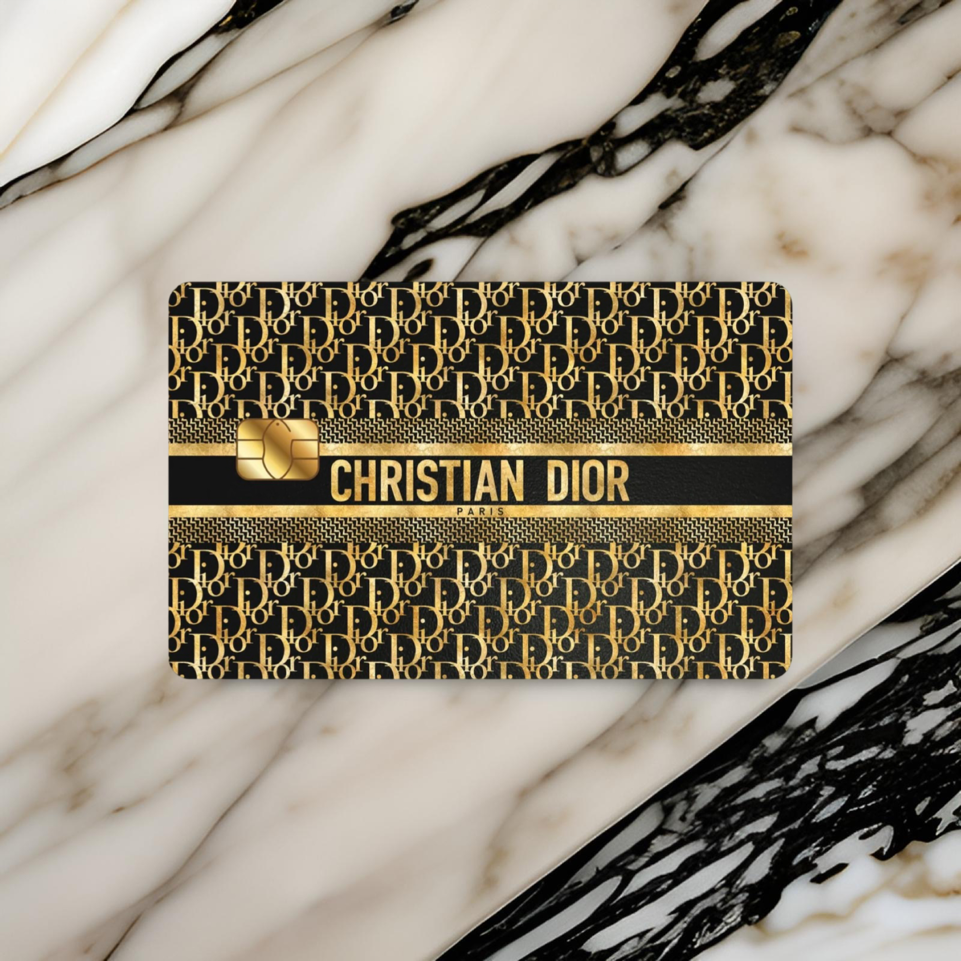 Christian Dior Metal Card