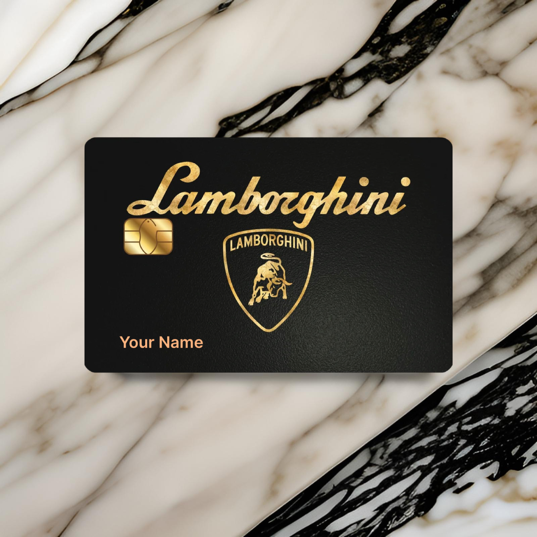 Lamborghini Metal Card